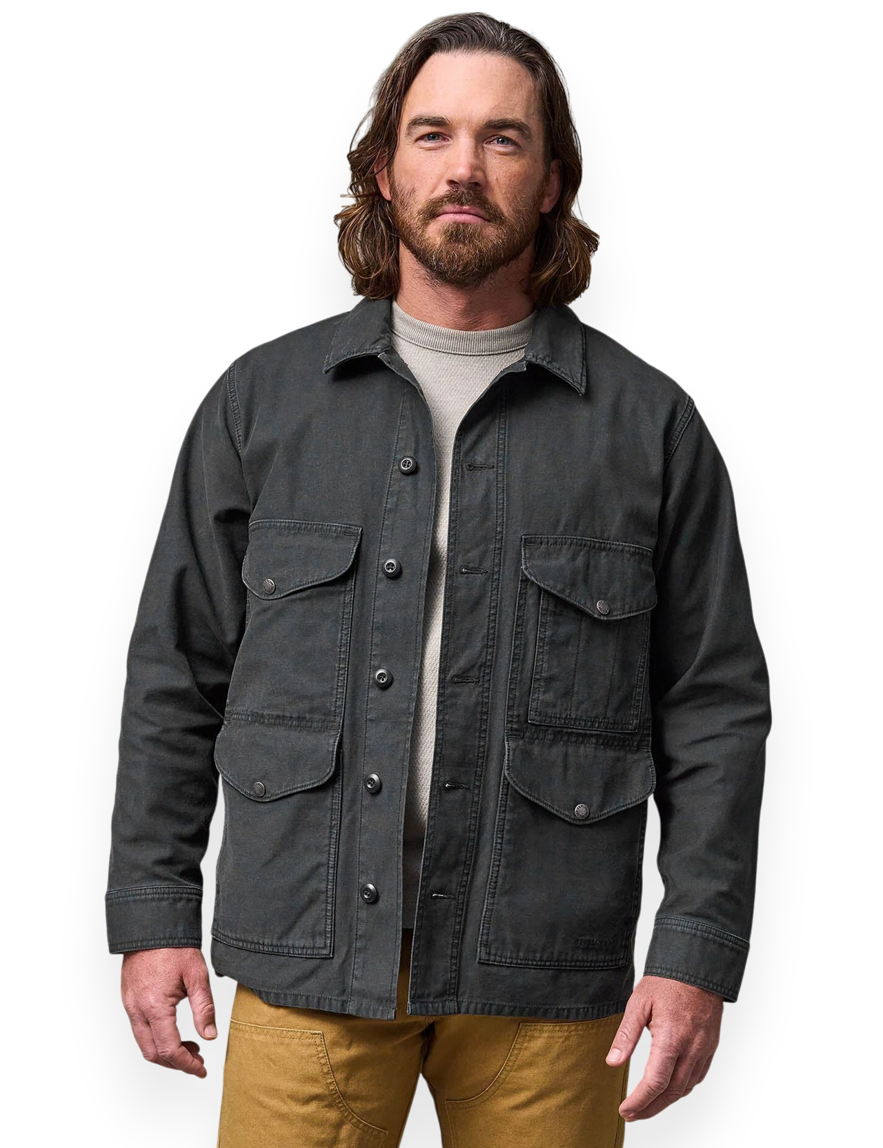 Filson - Field Cruiser Reverse Sateen Jacket - Washed Faded Black