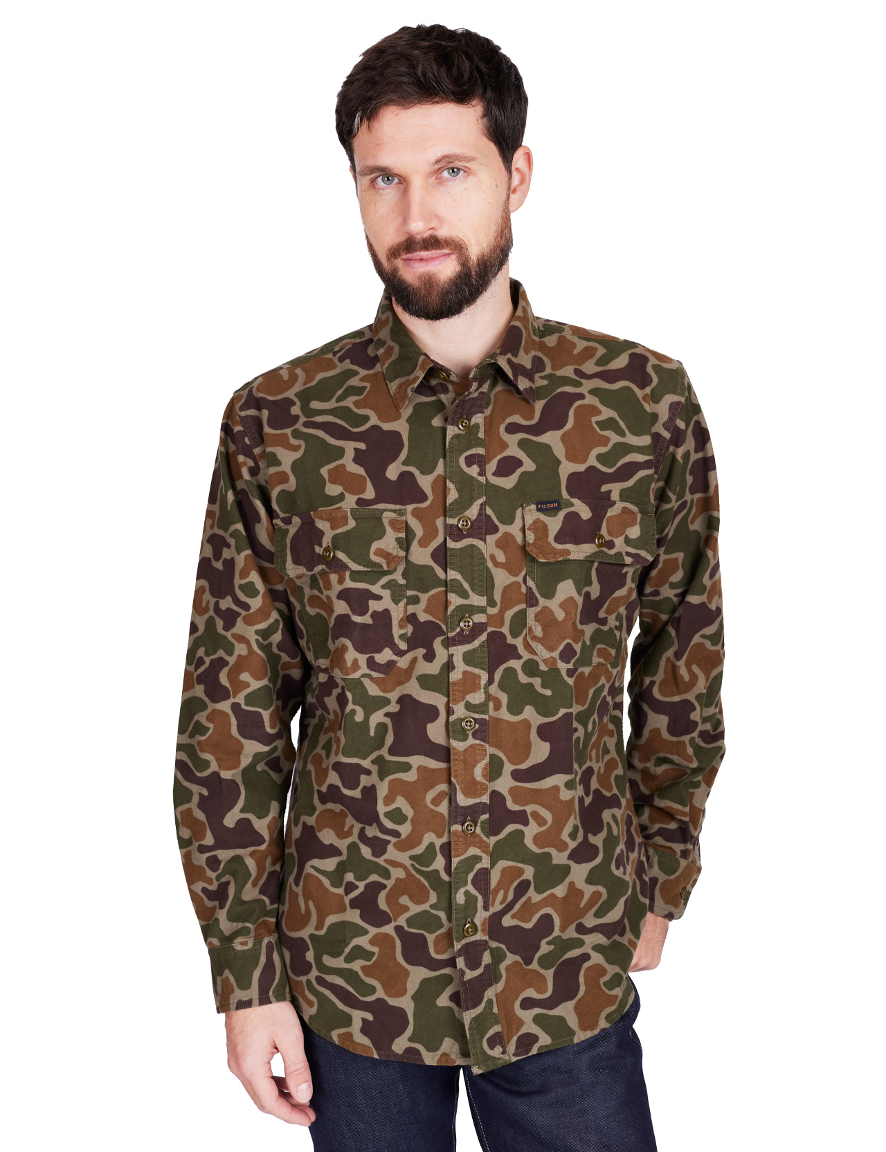 Filson - Field Flannel Shirt - Frog Camo