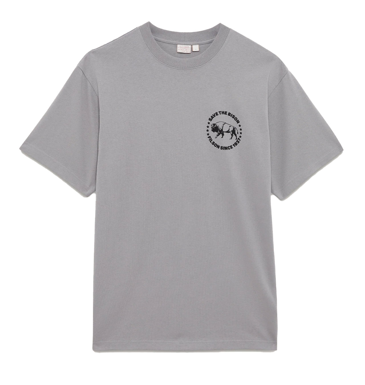 Filson - Frontier Buffalo Graphic T-shirt - Grey