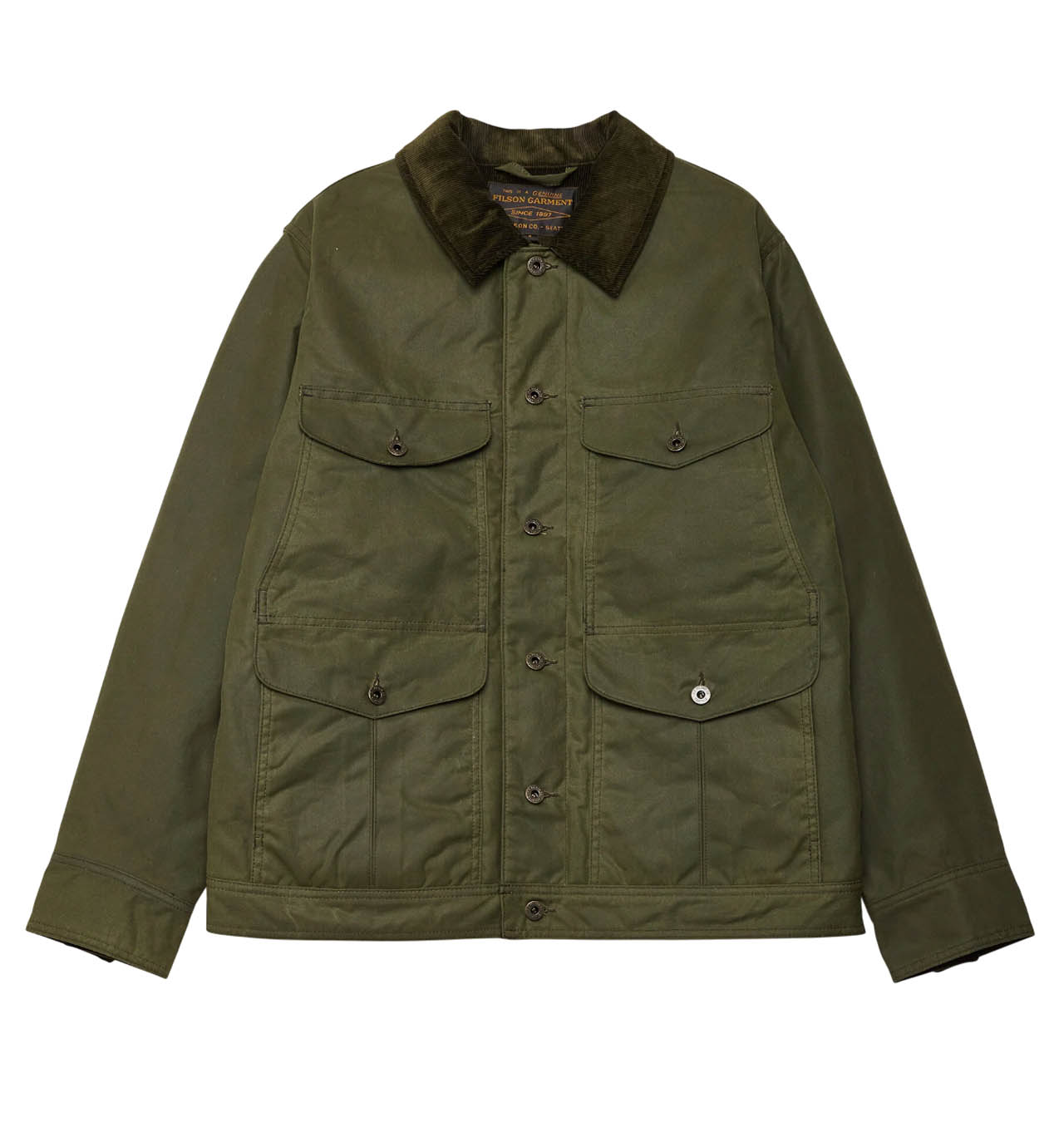 Filson - Journeyman Jacket Shelter Cloth - Otter Green