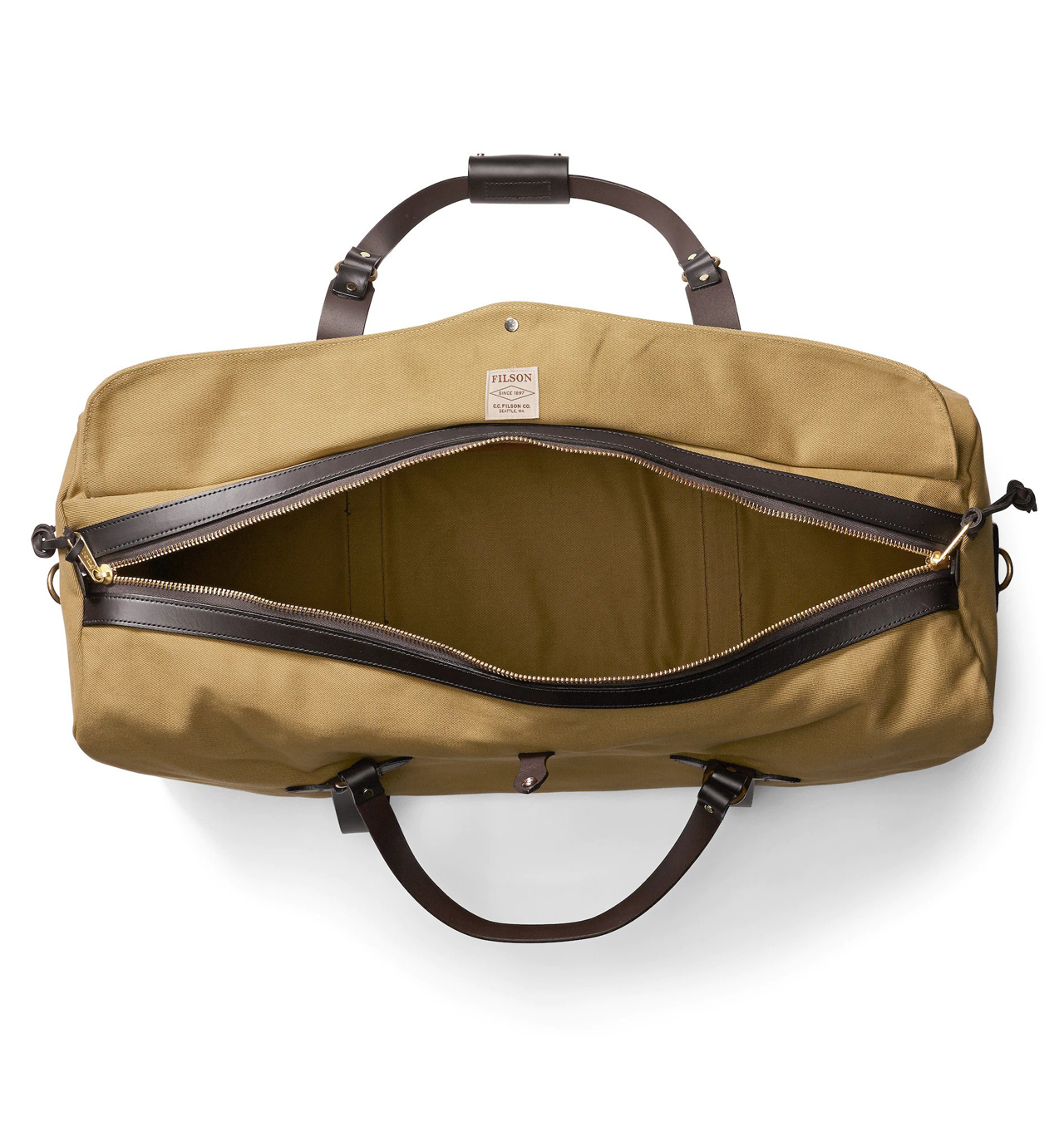 Filson Large Rugged Twill Duffle Bag Tan