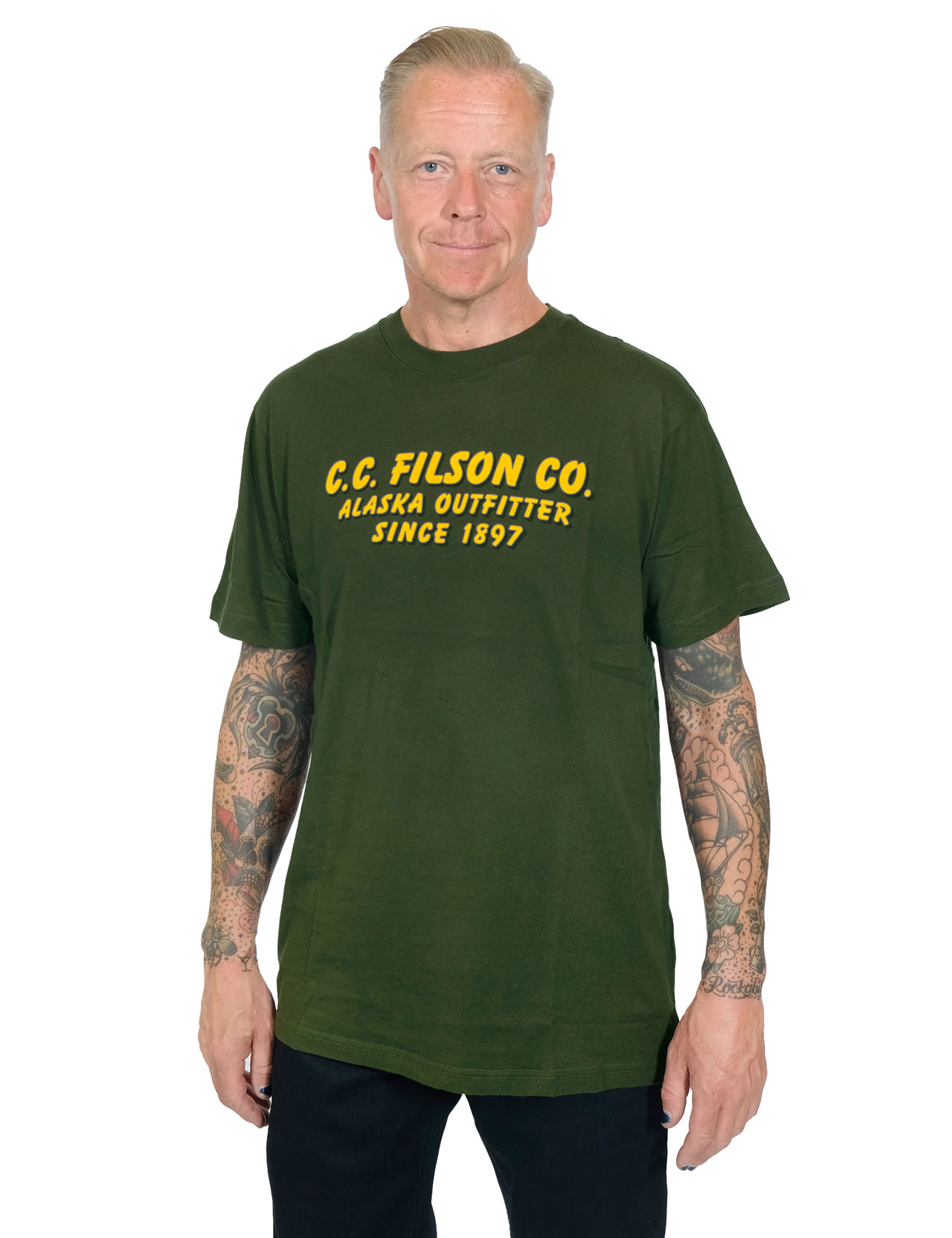 Filson - Lightweight Graphic Outfitter T-Shirt - Dark Vine