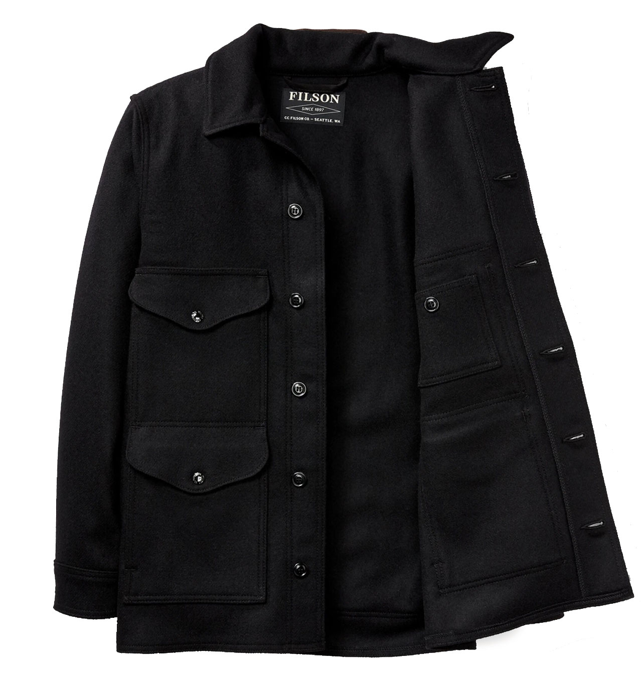 Comoli Wool Knit Jacket Navy – Neighbour