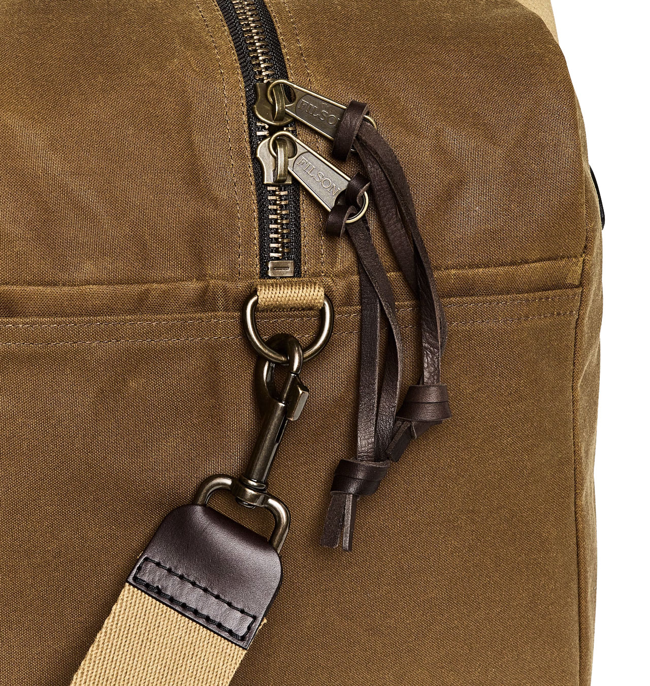 Filson Rucksack Medium Filson - Medium Tin Cloth Duffle Bag - Dark Tan