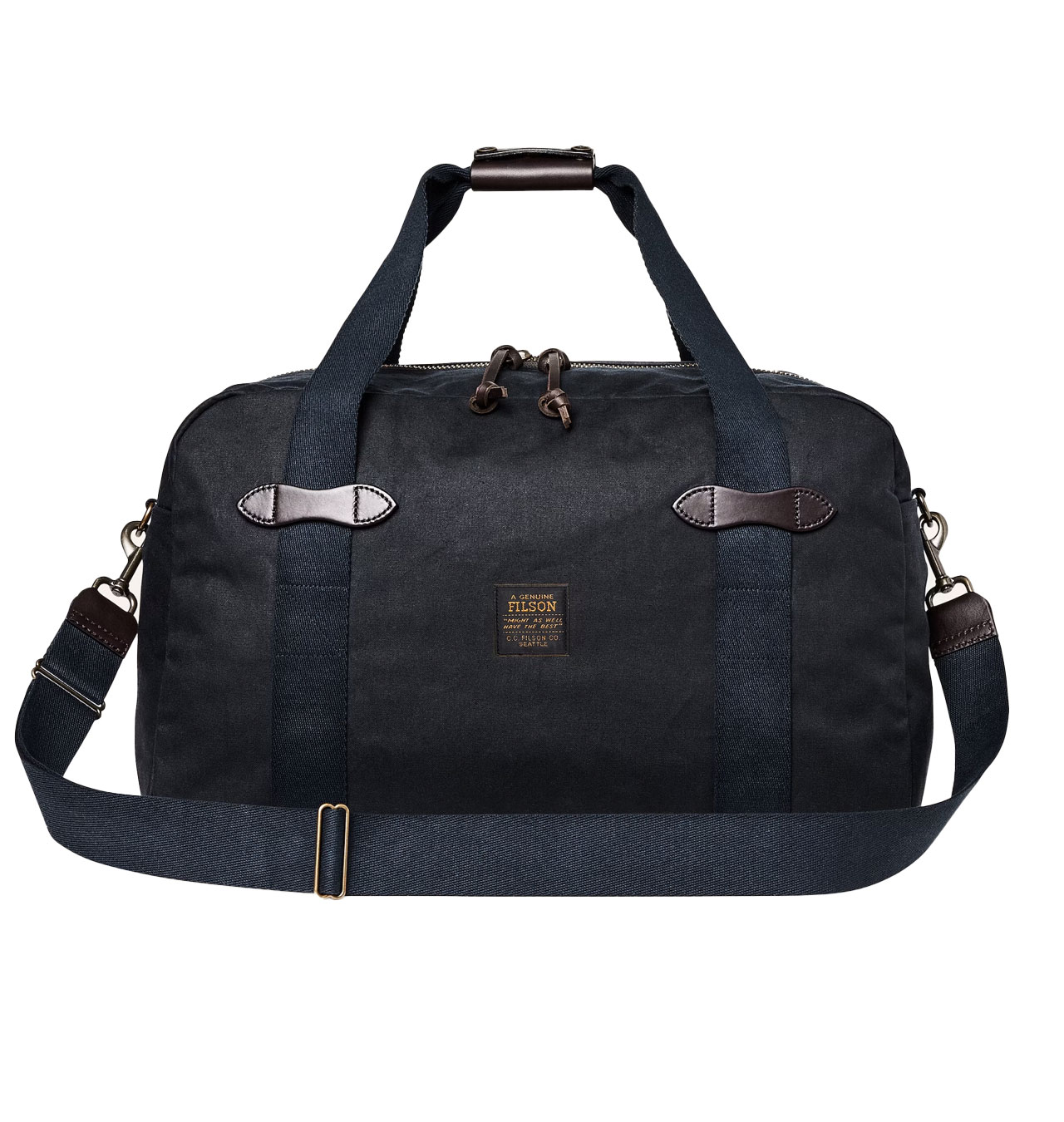 Filson---Medium-Tin-Cloth-Duffle-Bag---Navy1