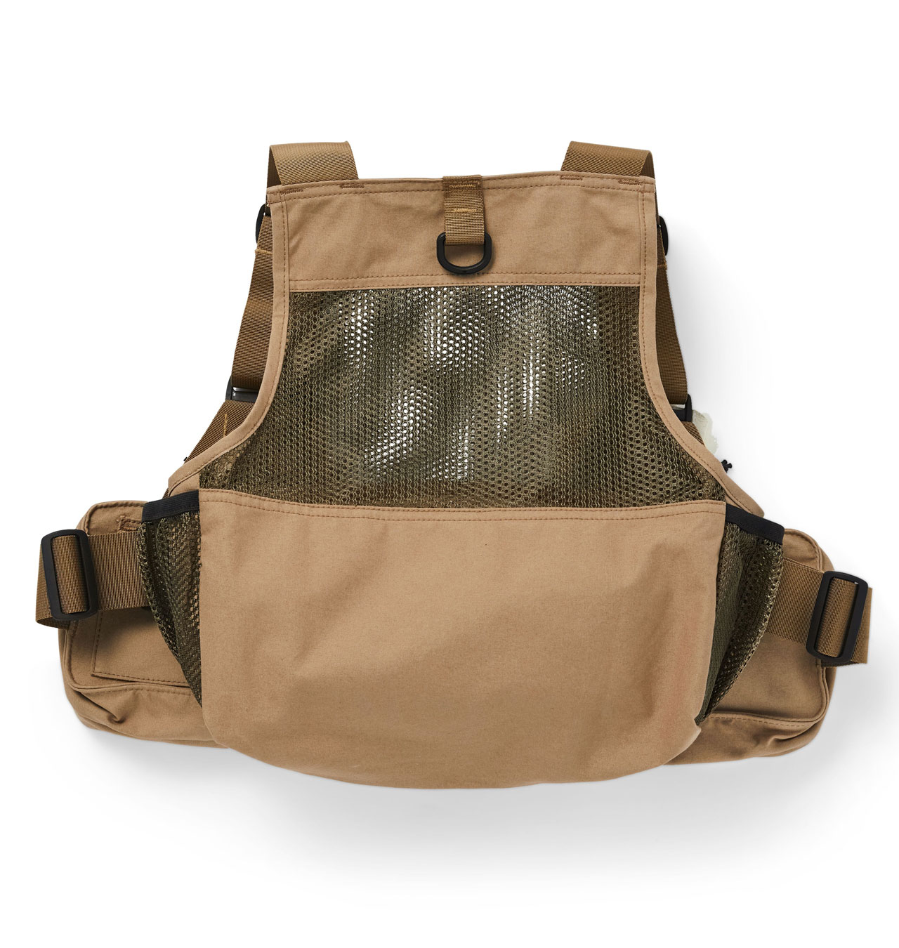 Filson Mesh Fishing Strap Vest Dark Tan