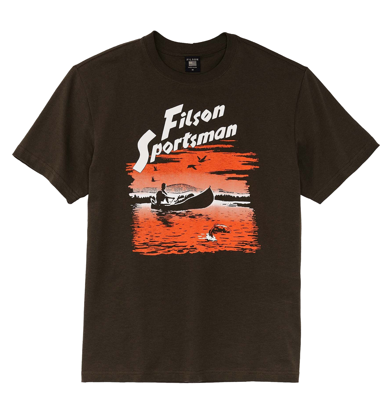 Filson - Pioneer Graphic T-Shirt - Coffee/Canoe