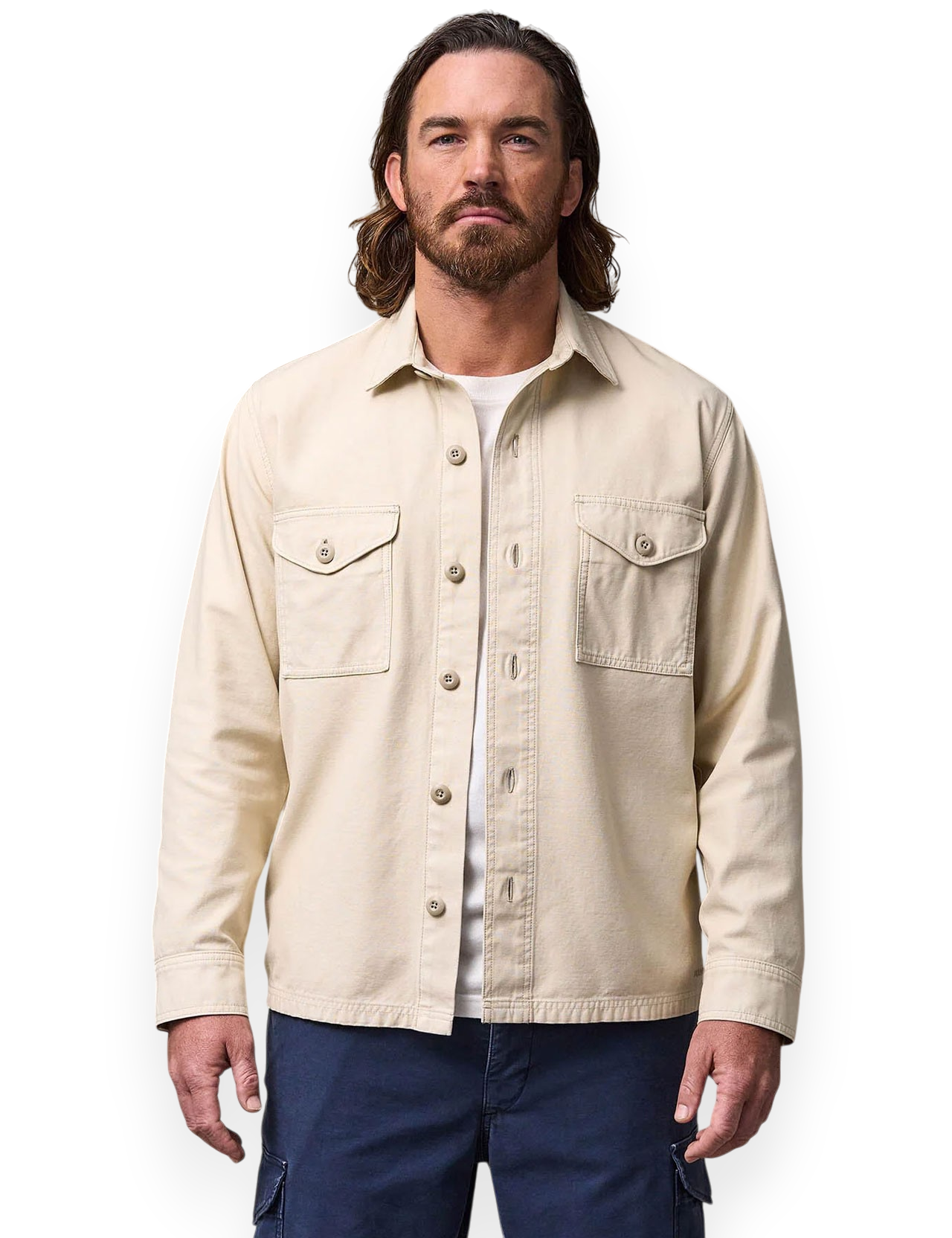 Filson - Reverse Sateen Field Jac-Shirt - Washed Oatmeal