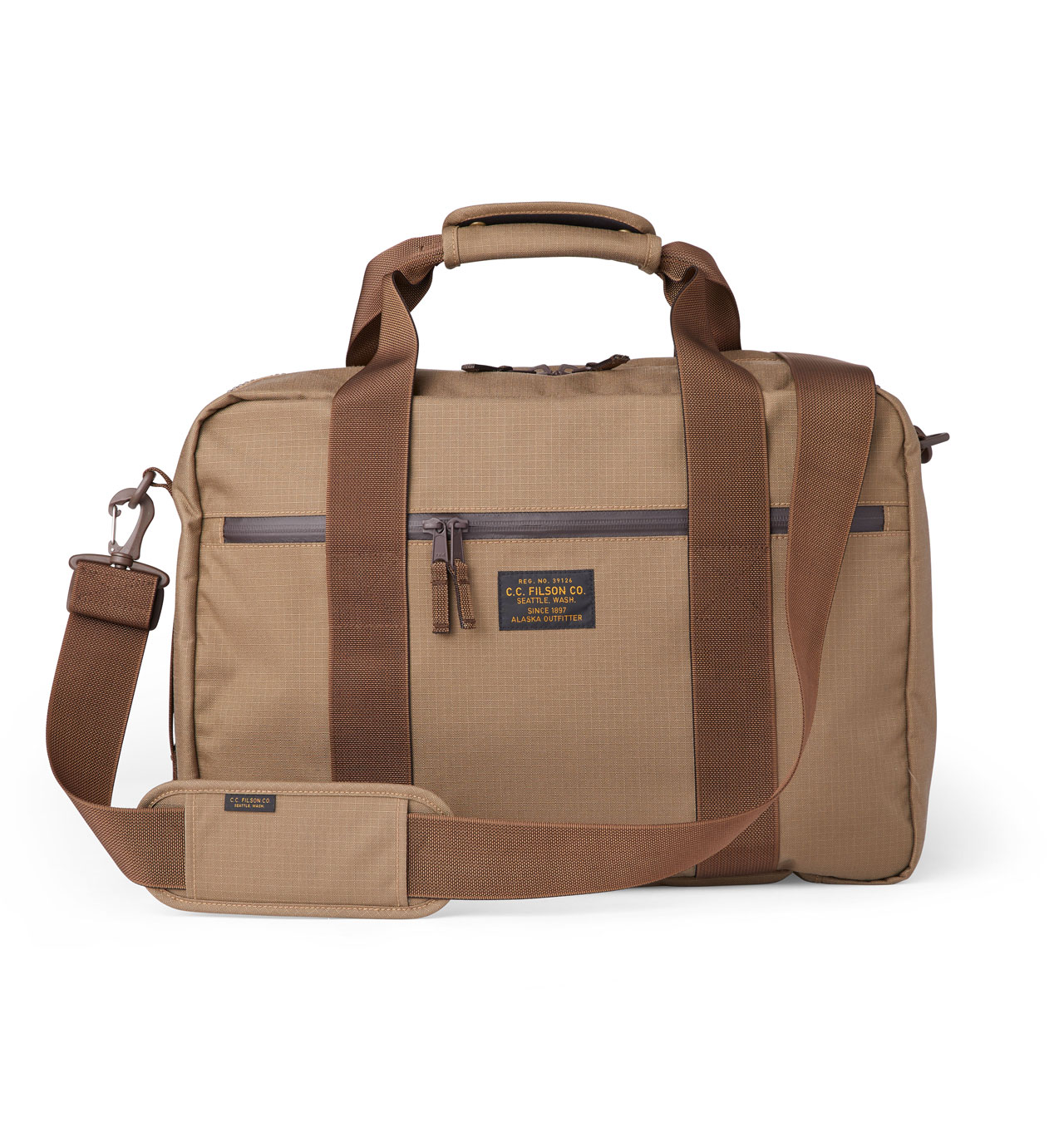 Filson---Ripstop-Nylon-Pullman---Field-Tan-1