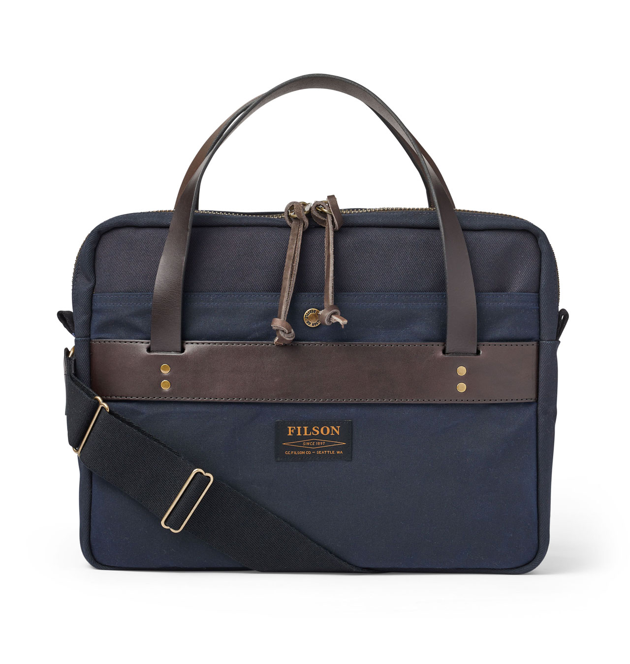 Filson - Rugged Twill Compact Briefcase - Navy