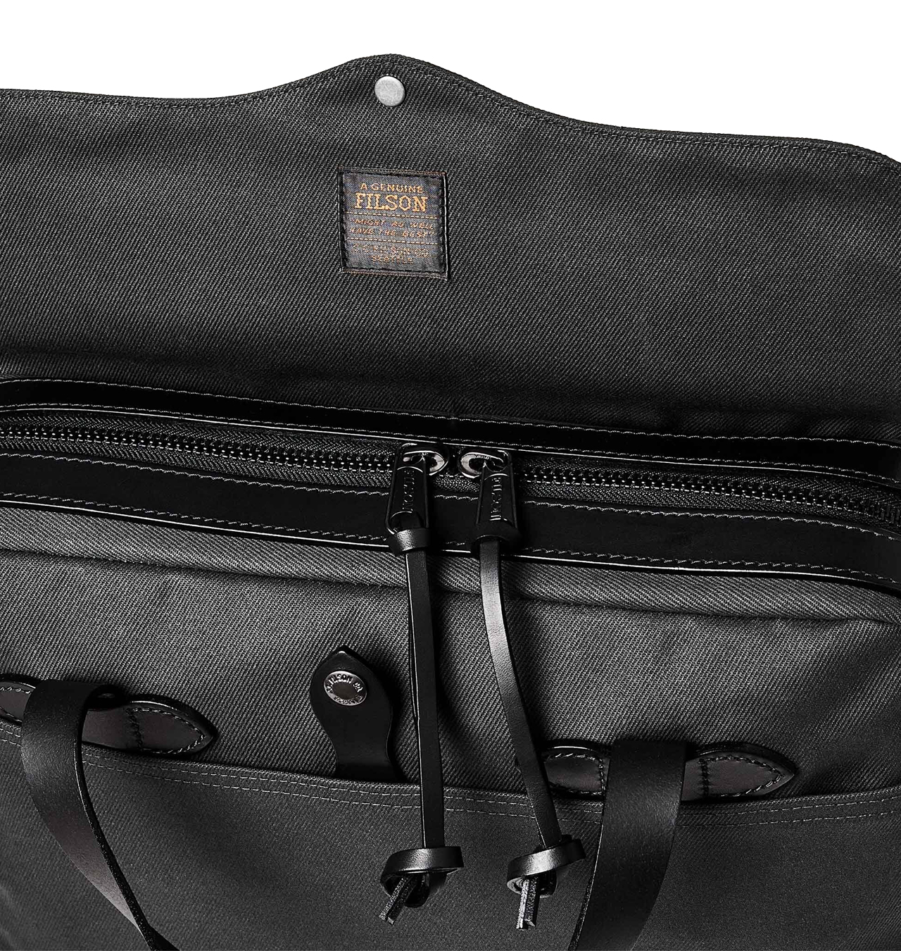 Filson Rugged Twill Original Briefcase Faded Black