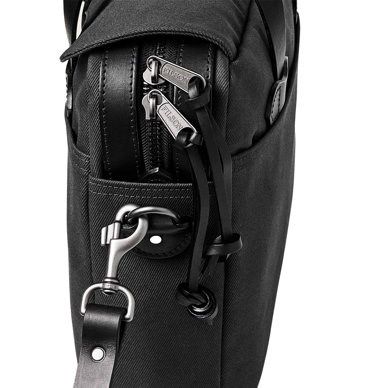 Filson Rugged Twill Original Briefcase Faded Black