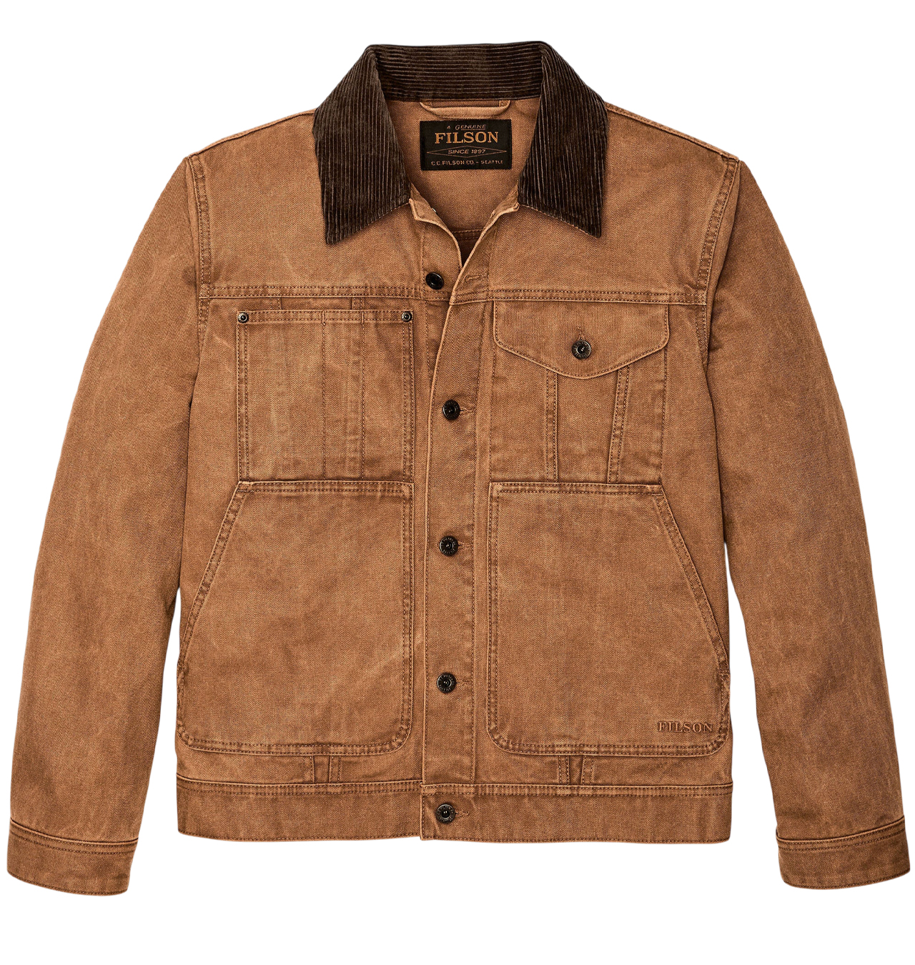 Filson---Rustic-Canvas-Short-Cruiser-Jacket---Dry-Tin-Whiskey-1