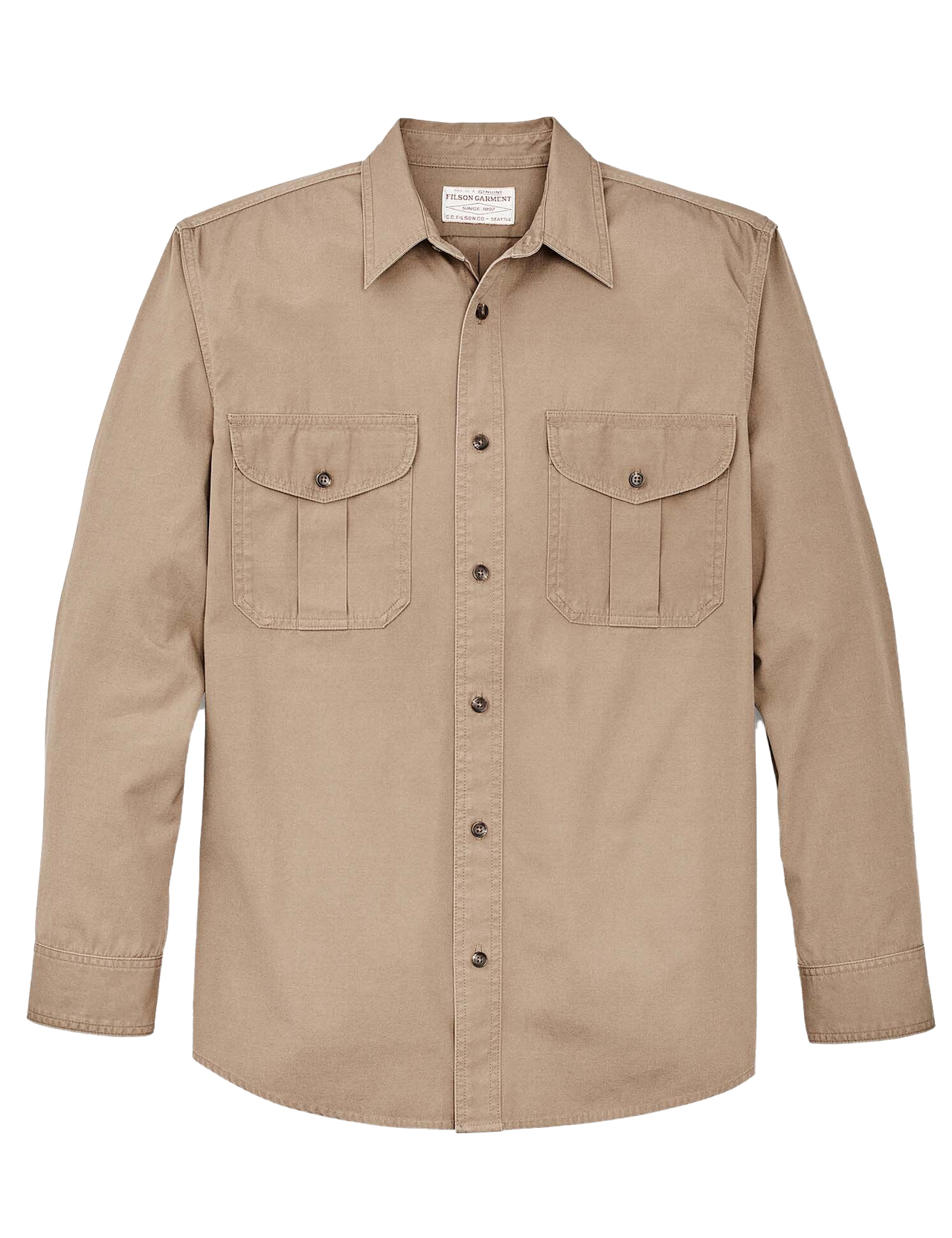 Filson - Safari Cloth Guide Shirt - Safari Khaki
