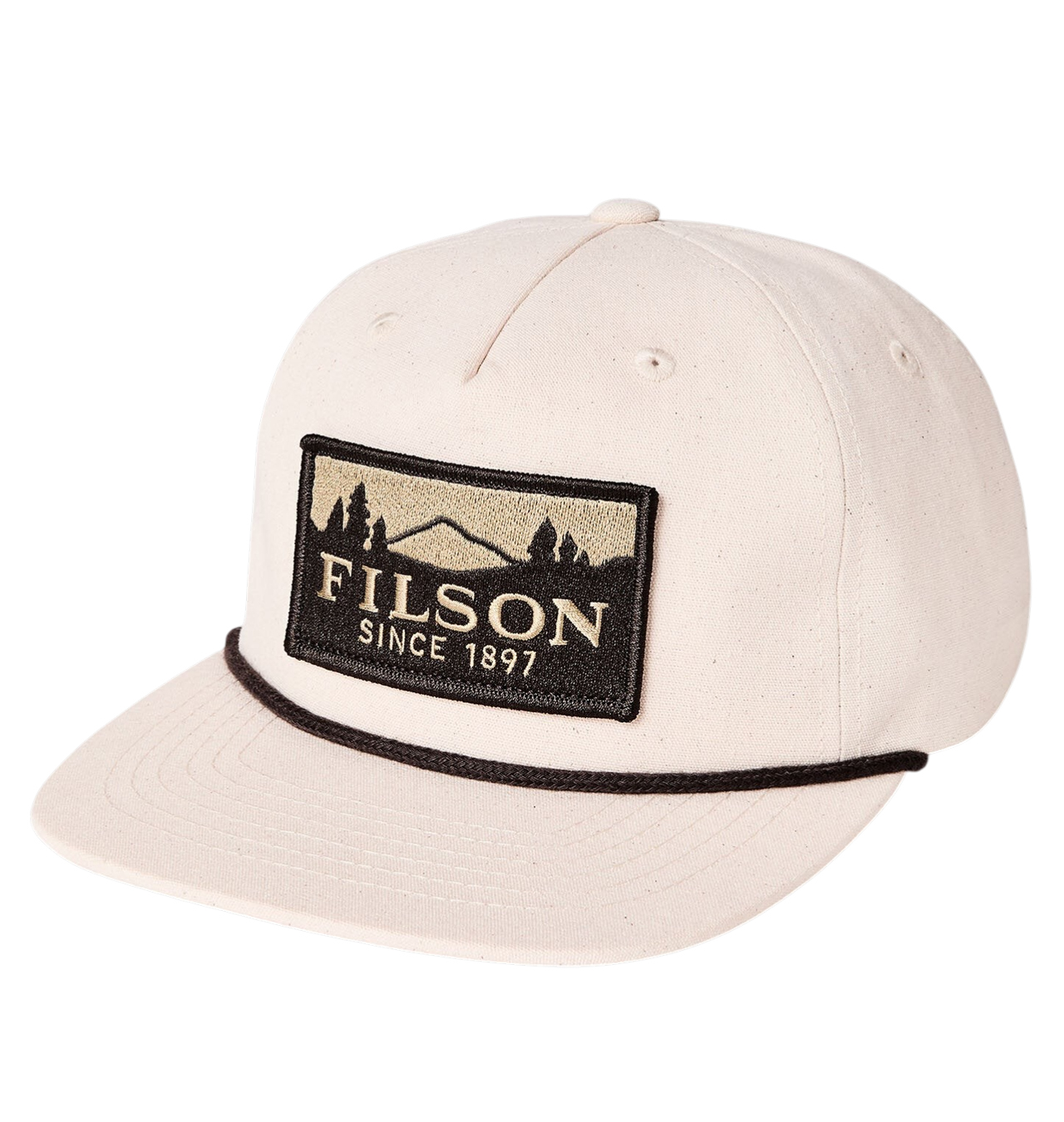 Filson---Scenic-Canvas-Trucker-Cap---Natural-