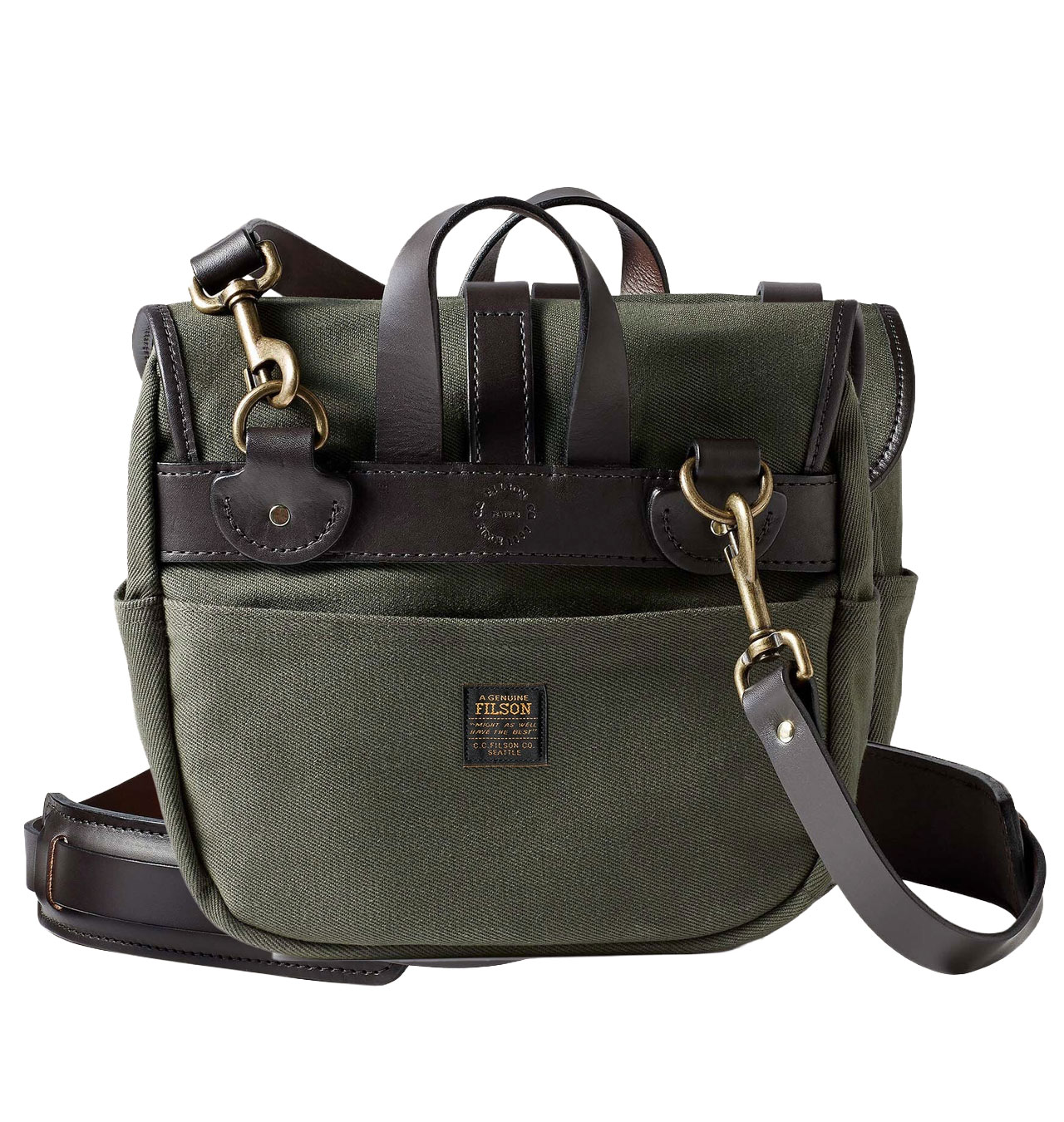 Filson - Small Rugged Twill Field Bag - Otter Green