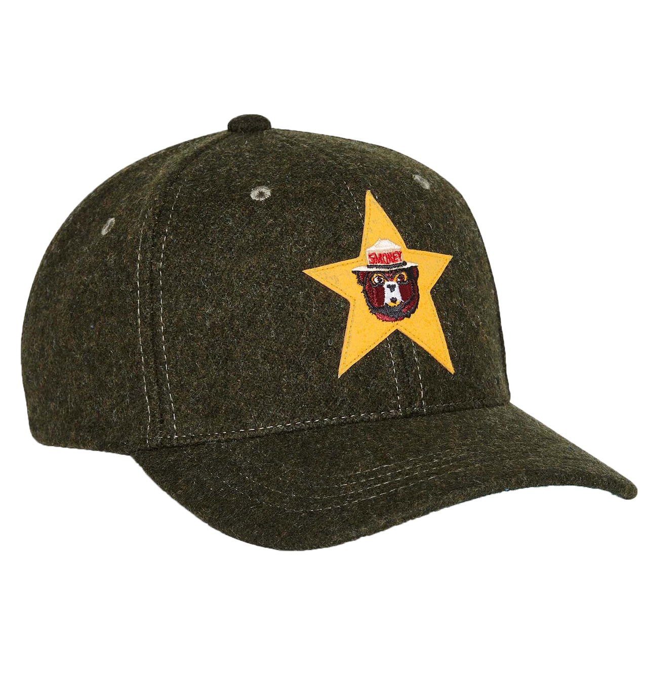 Filson - Smokey Bear Wool Logger Cap - Forest Green