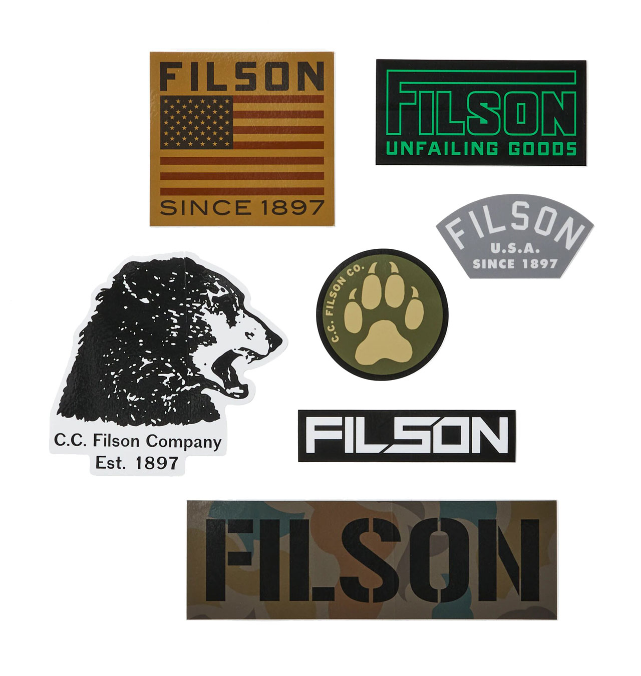 Filson Stickers Filson - Tactical Sticker Pack