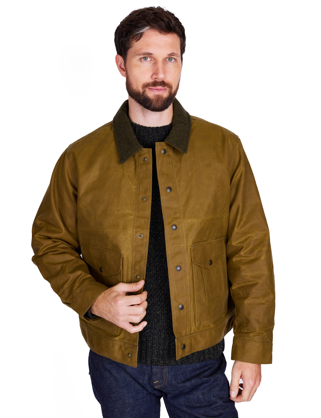 Filson Men's Foul Weather Jacket - Darktan - Medium