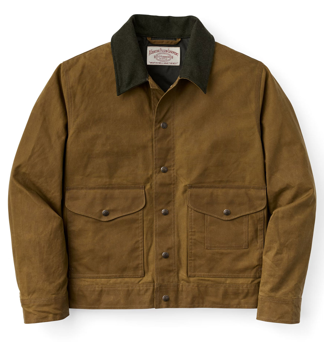 Filson Tin Cloth Work Jacket Dark Tan