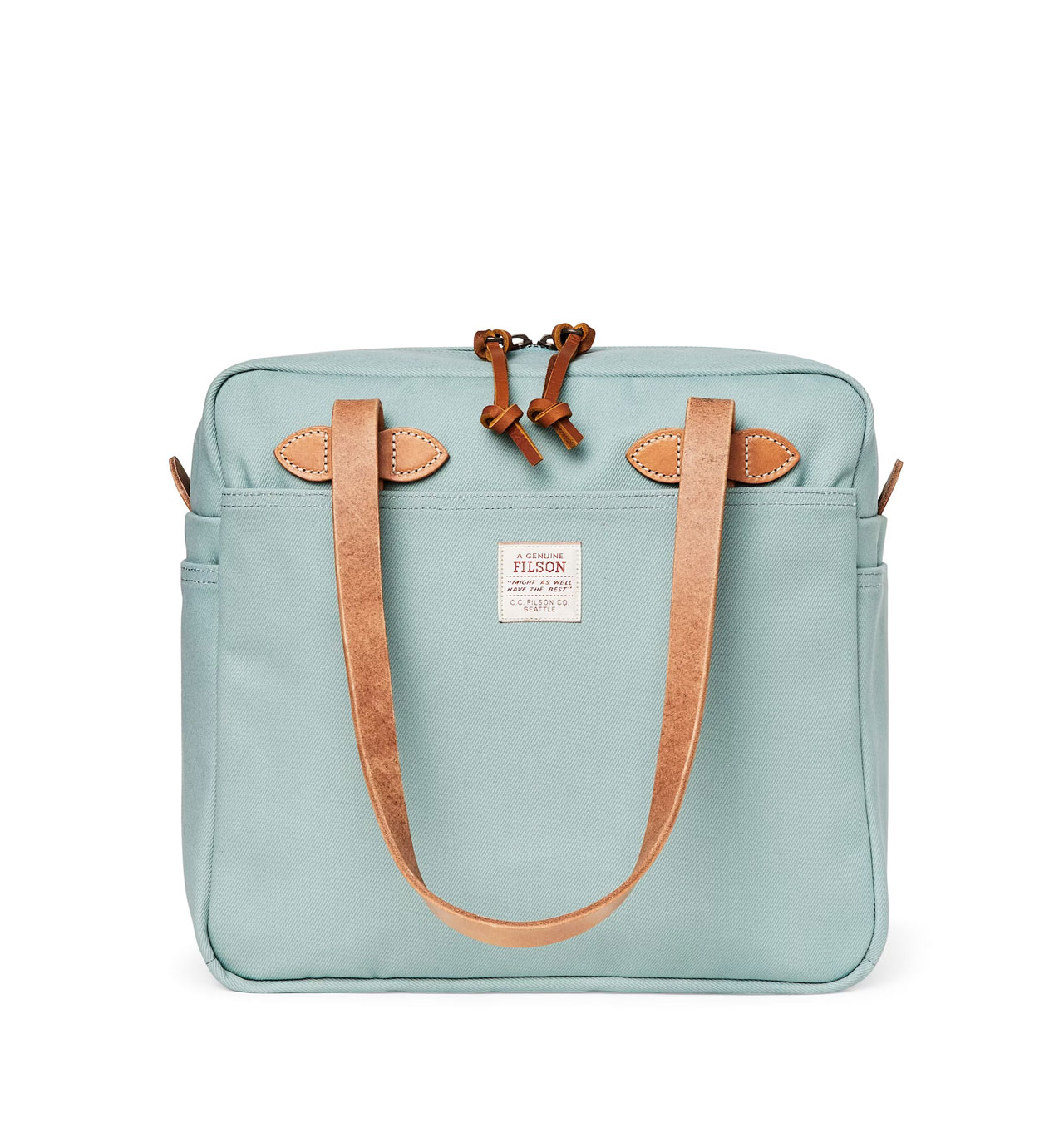 Filson---Tote-Bag-With-Zipper---Lake-Green1