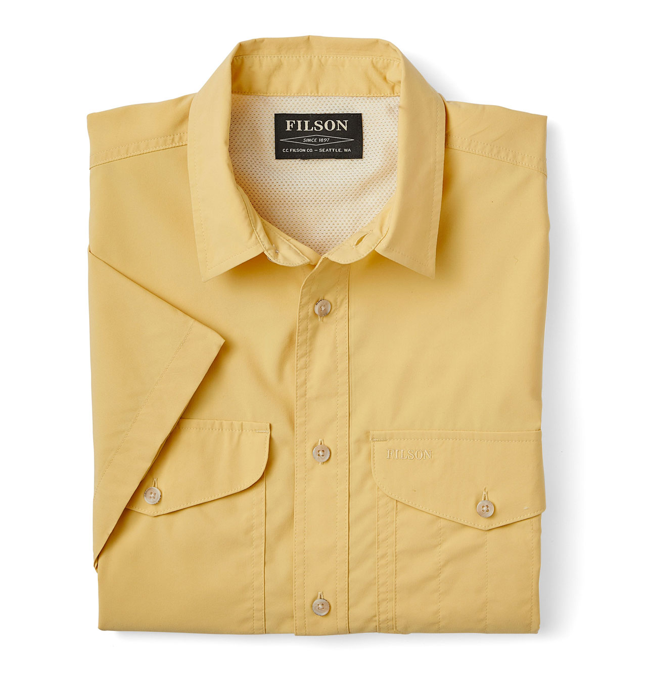 Filson - Twin Lakes Short Sleeve Sport Shirt - Semolina