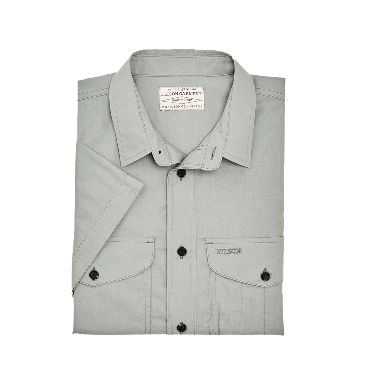 Filson - Twin Lakes Short Sleeve Sport Shirt - Shadow