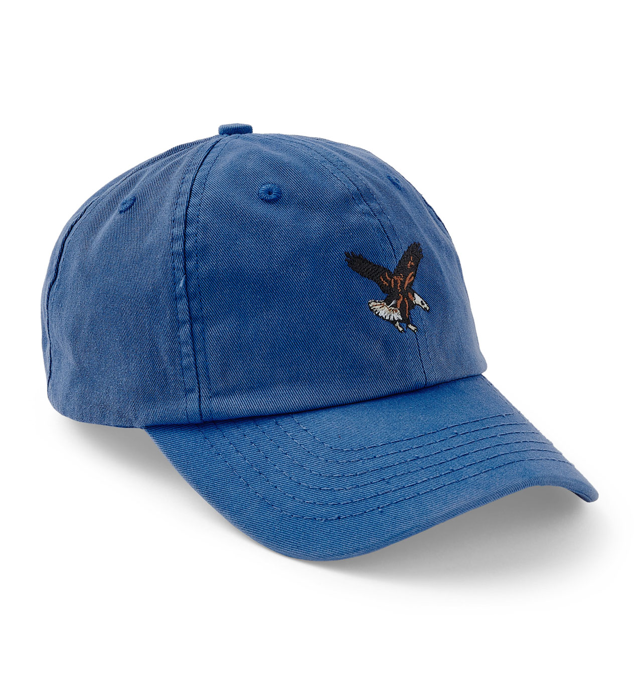 Filson---Washed-Low-Profile-Cap---Brown-Blue-Eagle