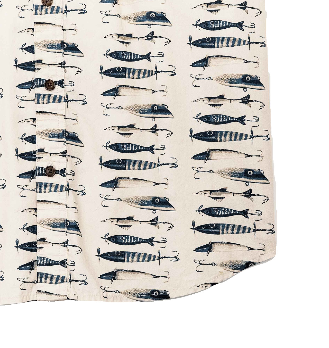 FILSON'S WASHED SHORT SLEEVE FEATHER CLOTH SHIRT