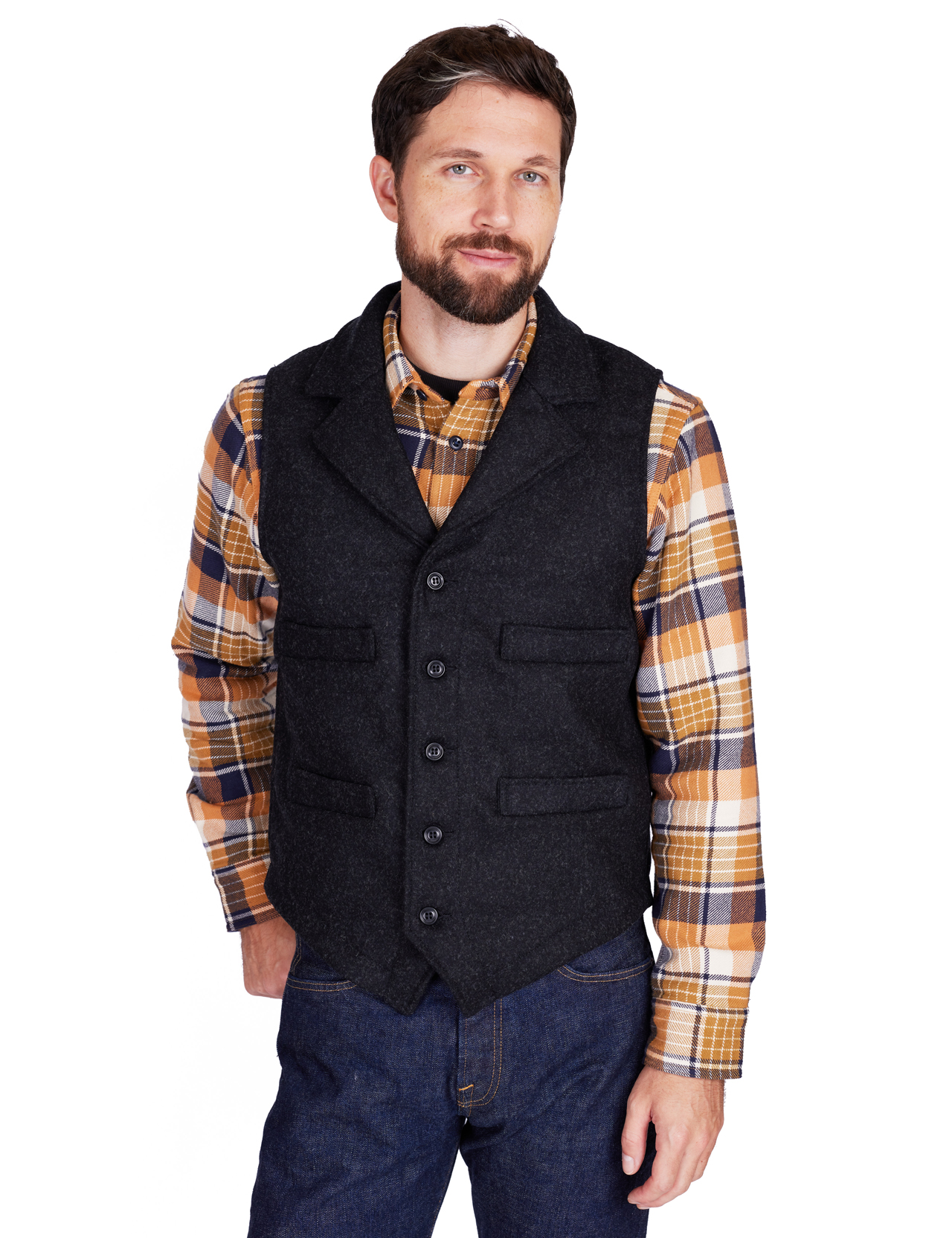 Filson - Western Wool Vest - Charcoal