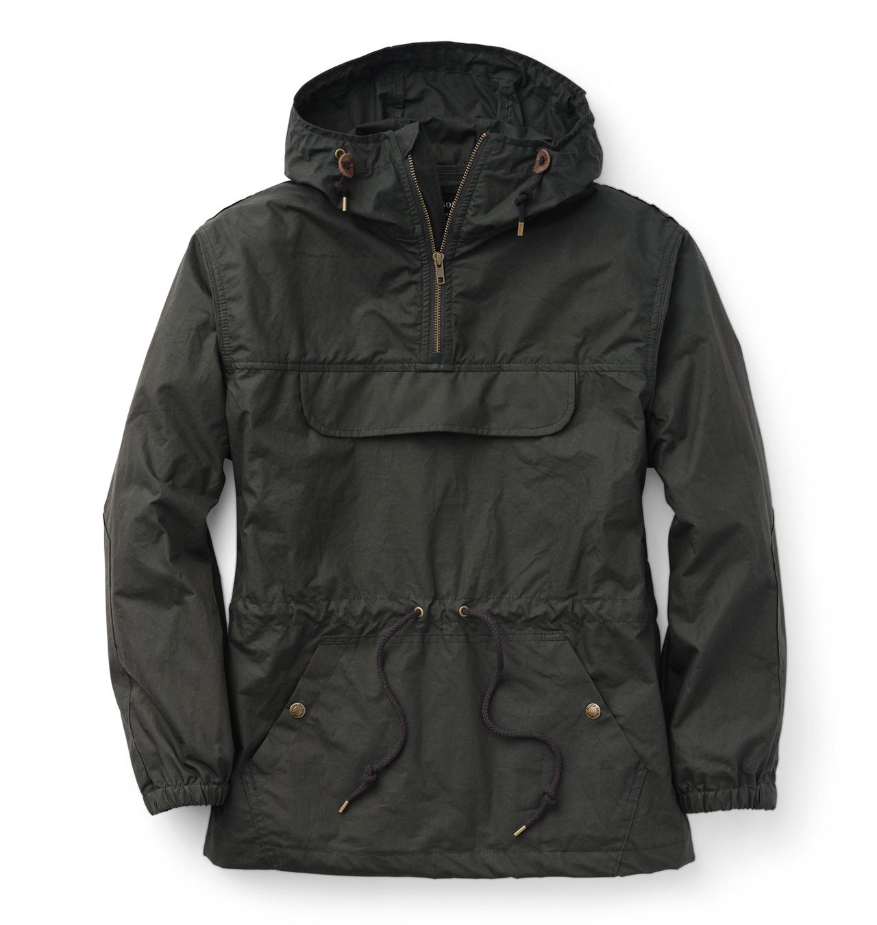 Filson---Womens-Hooded-Deck-Jacket---Black-1