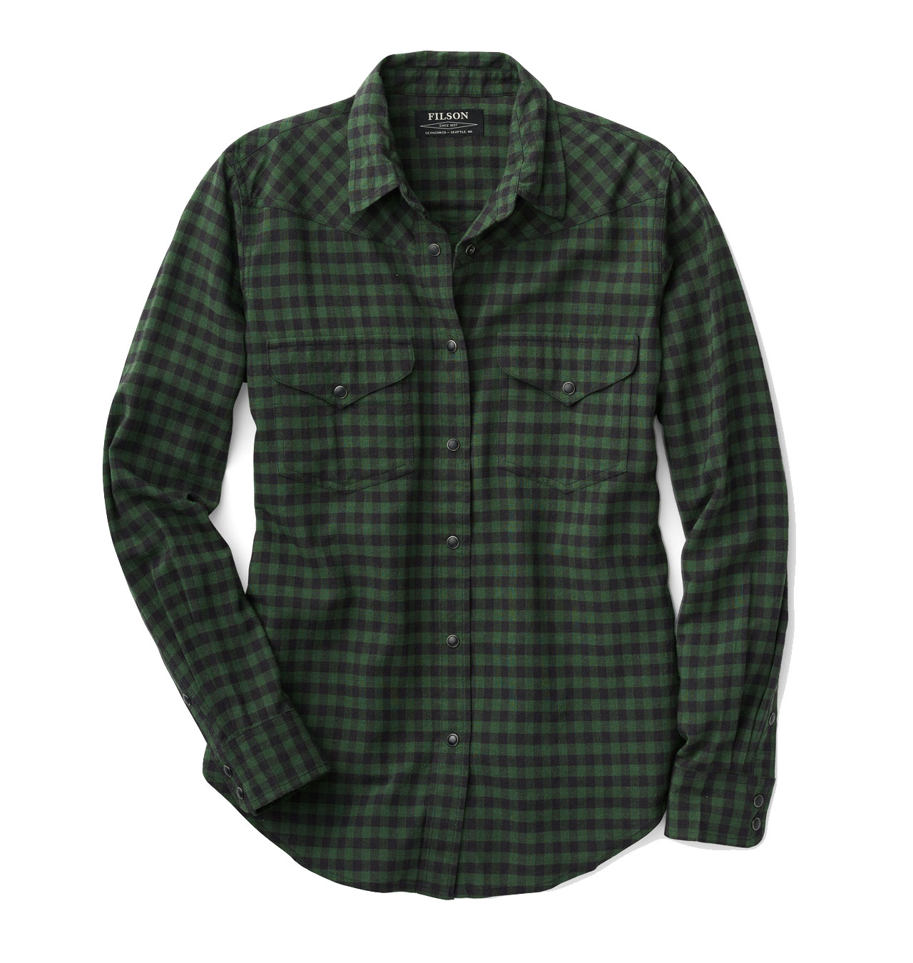 Filson - Womens Pioneer Shirt - Green/Black Check