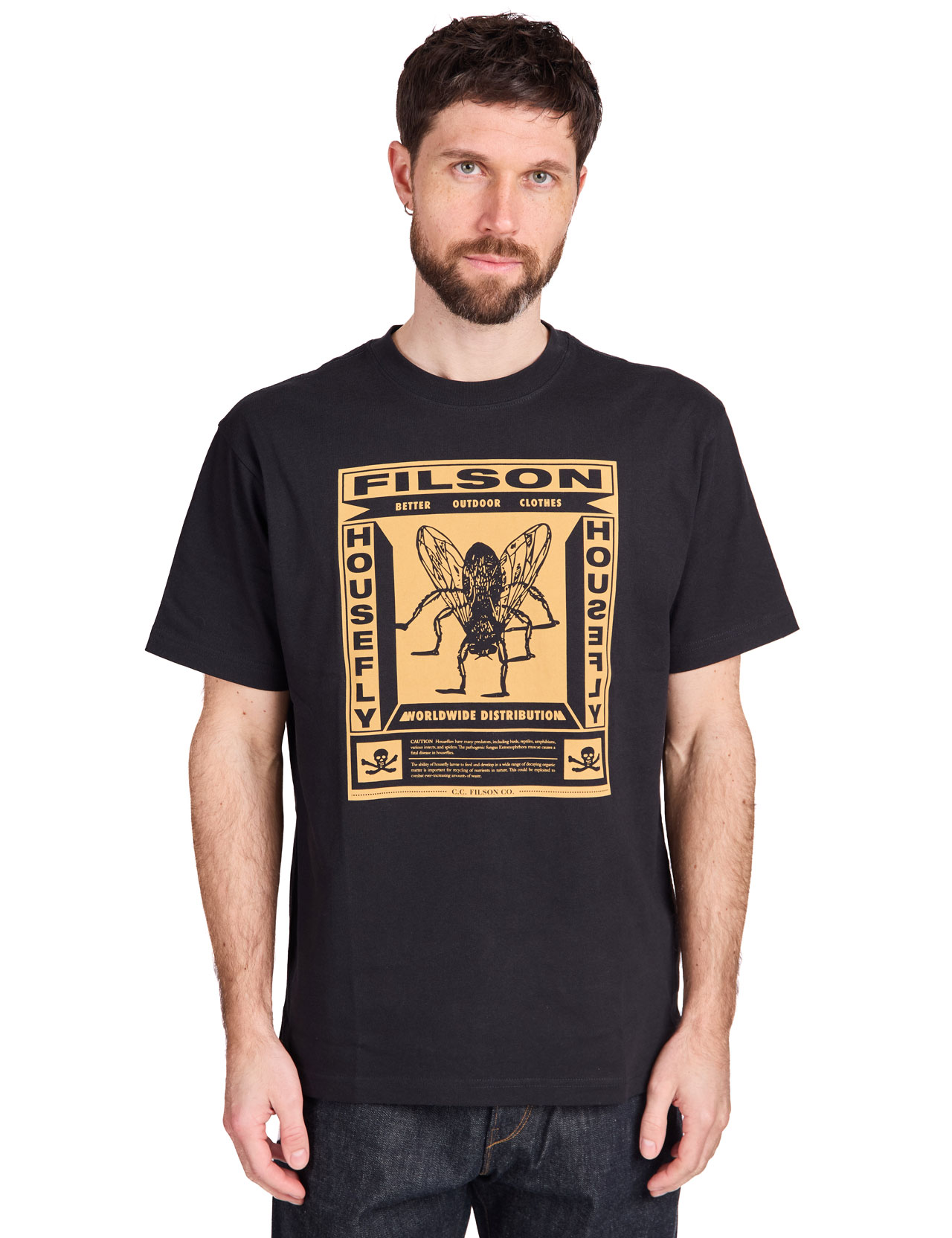 Filson x Housefly - Graphic T-shirt - Black/Worldwide