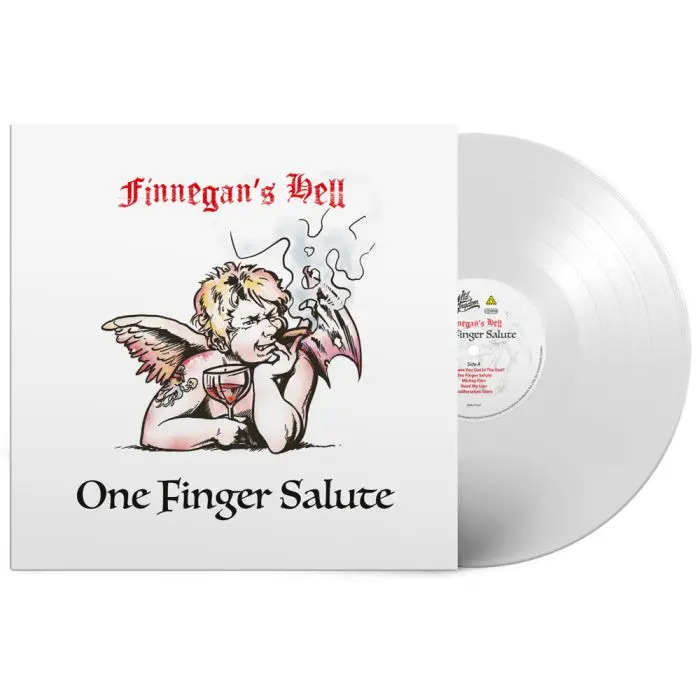 Finnegans Hell - One Finger Salute (White Vinyl) - LP