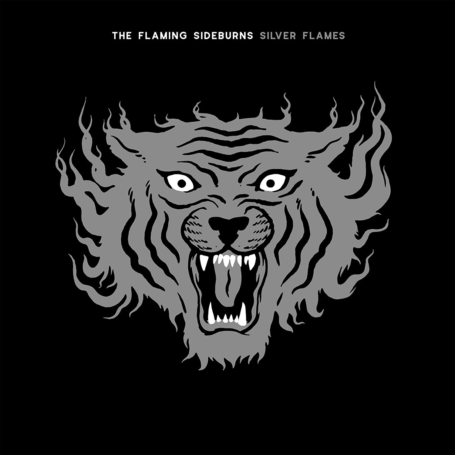 Flaming Sideburns - Silver Flames - LP