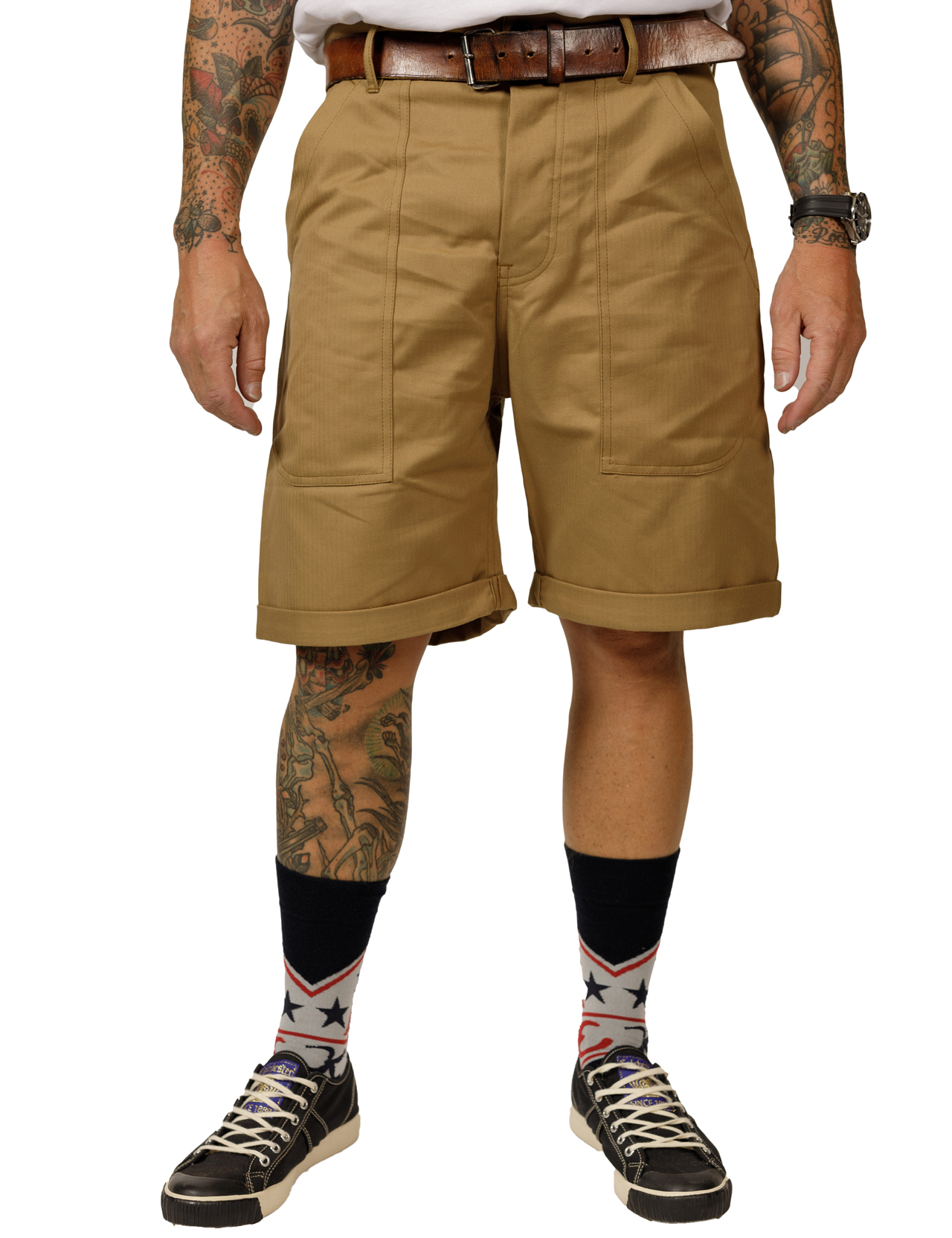 Fleurs De Bagne - The Shorts ´´Cargo Heritage´´ - Camel