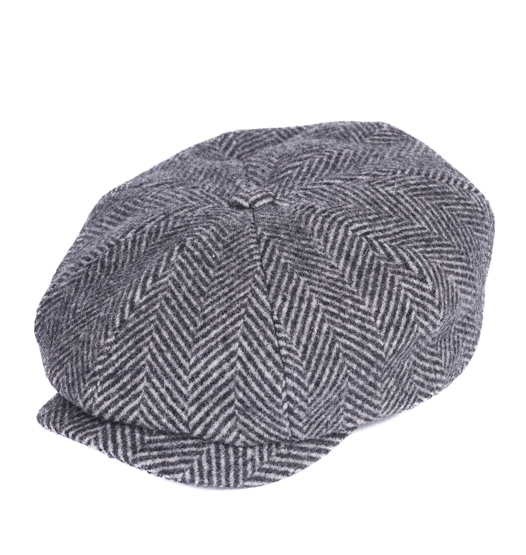 Fleurs-De-Bagne---Wool-HBT-Gapette-Newsboy-Cap---Gray