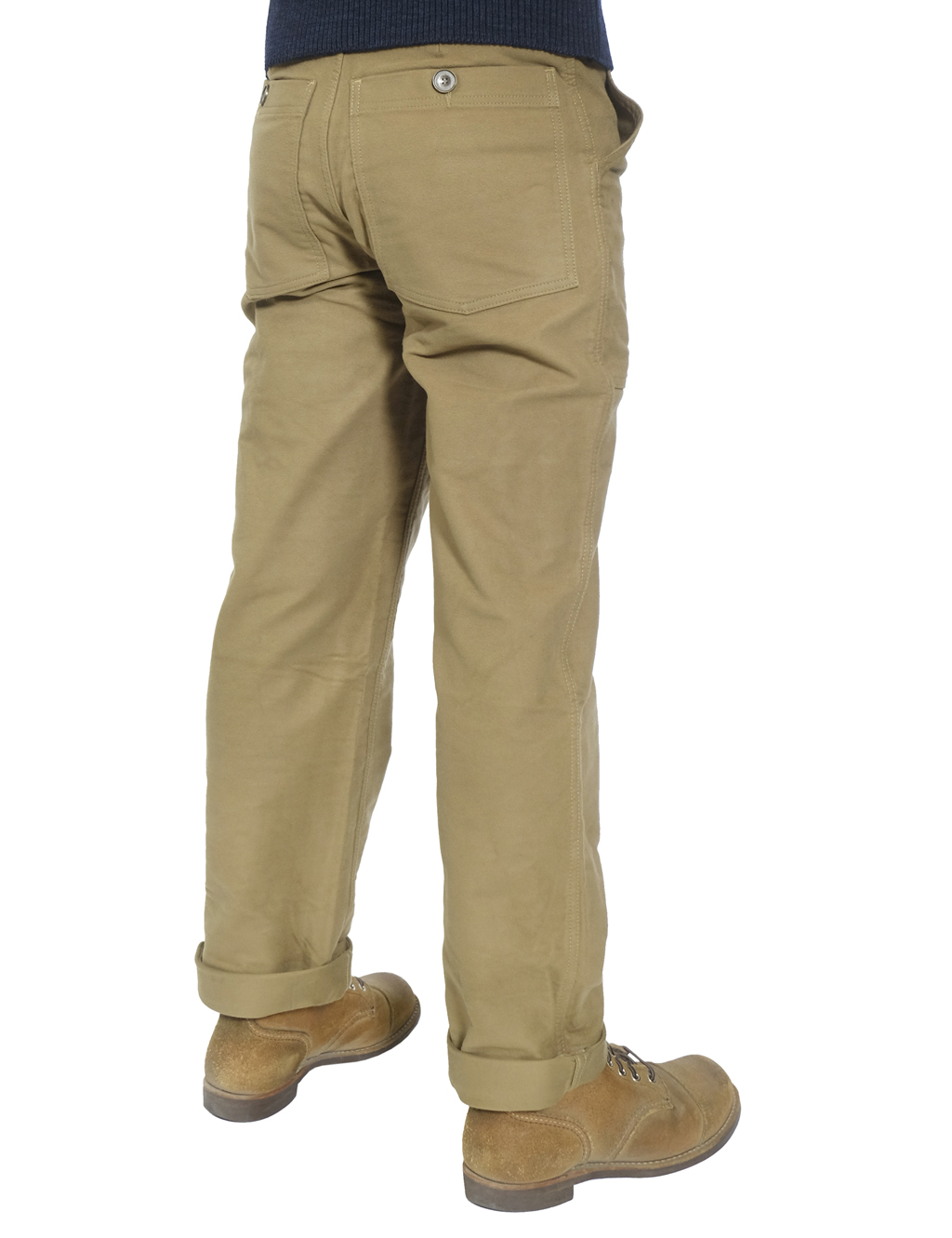Fleurs De Bagne ´Le Falzar Moleskin´ Cargo Pant Khaki