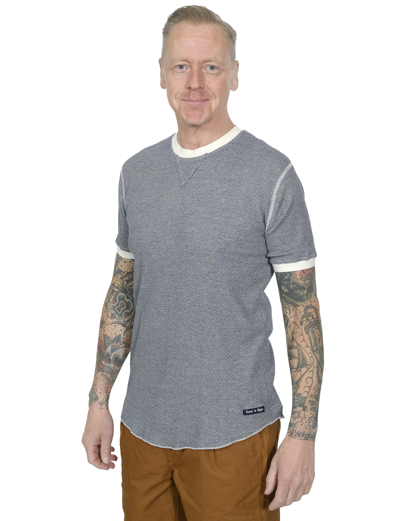 Fleurs-De-Bagne---Élysée-Knitted-Short-Sleeve-Shirt---Heather-1