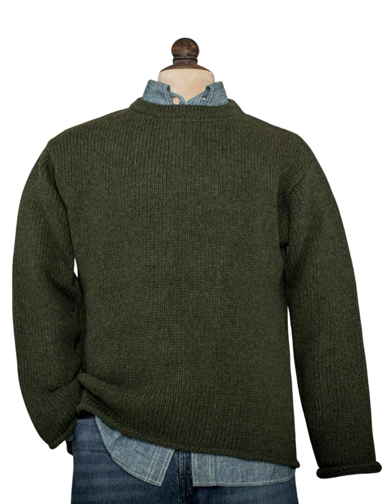 Fleurs-de-Bagne---Le-Pull-Mataf-Wool-Sweater---Khaki-1