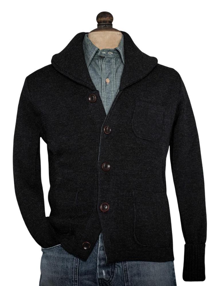 Fleurs de Bagne - The Cardigan L´Enfant Du Malheur - Charcoal