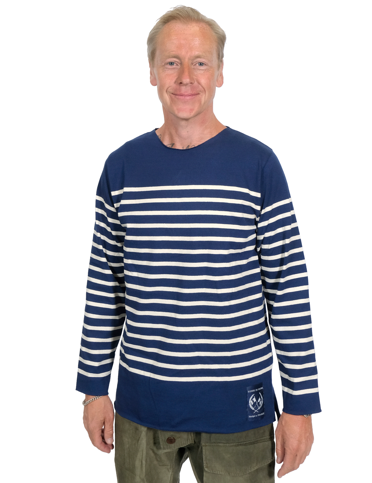 Fleurs de Bagne - The Marine Knitwear ´Toulon´ Shirt - Navy/Natural