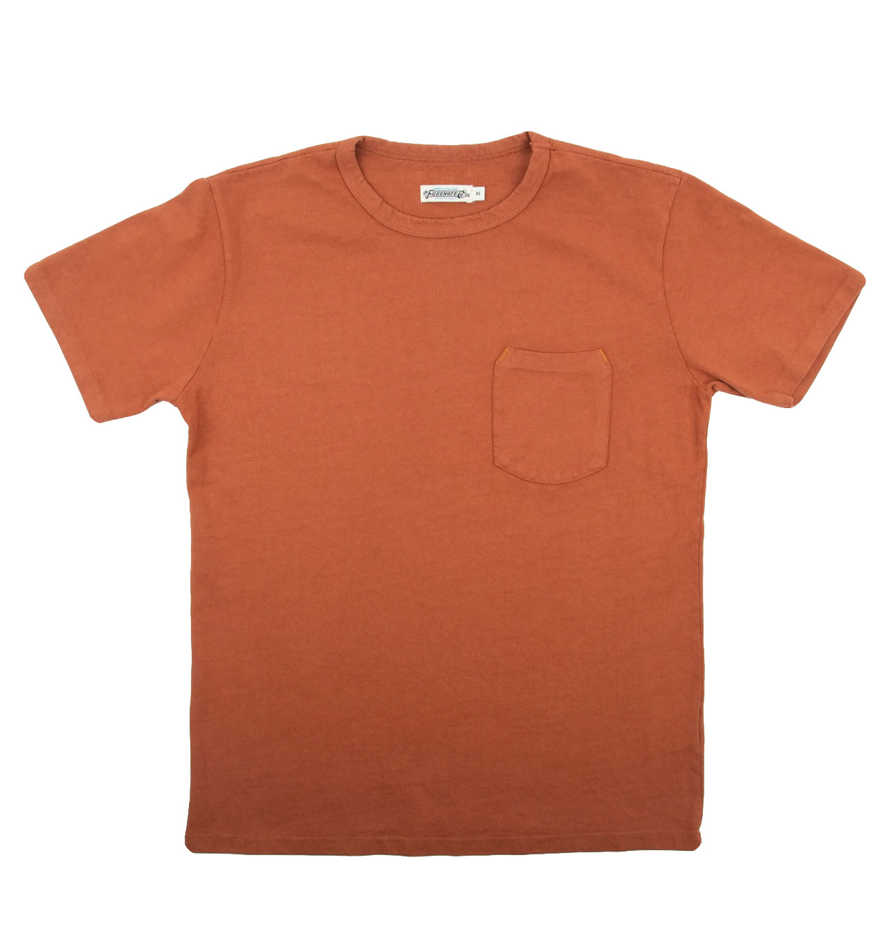 Freenote-Cloth---13-Ounce-Pocket-T-Shirt---Rust-1