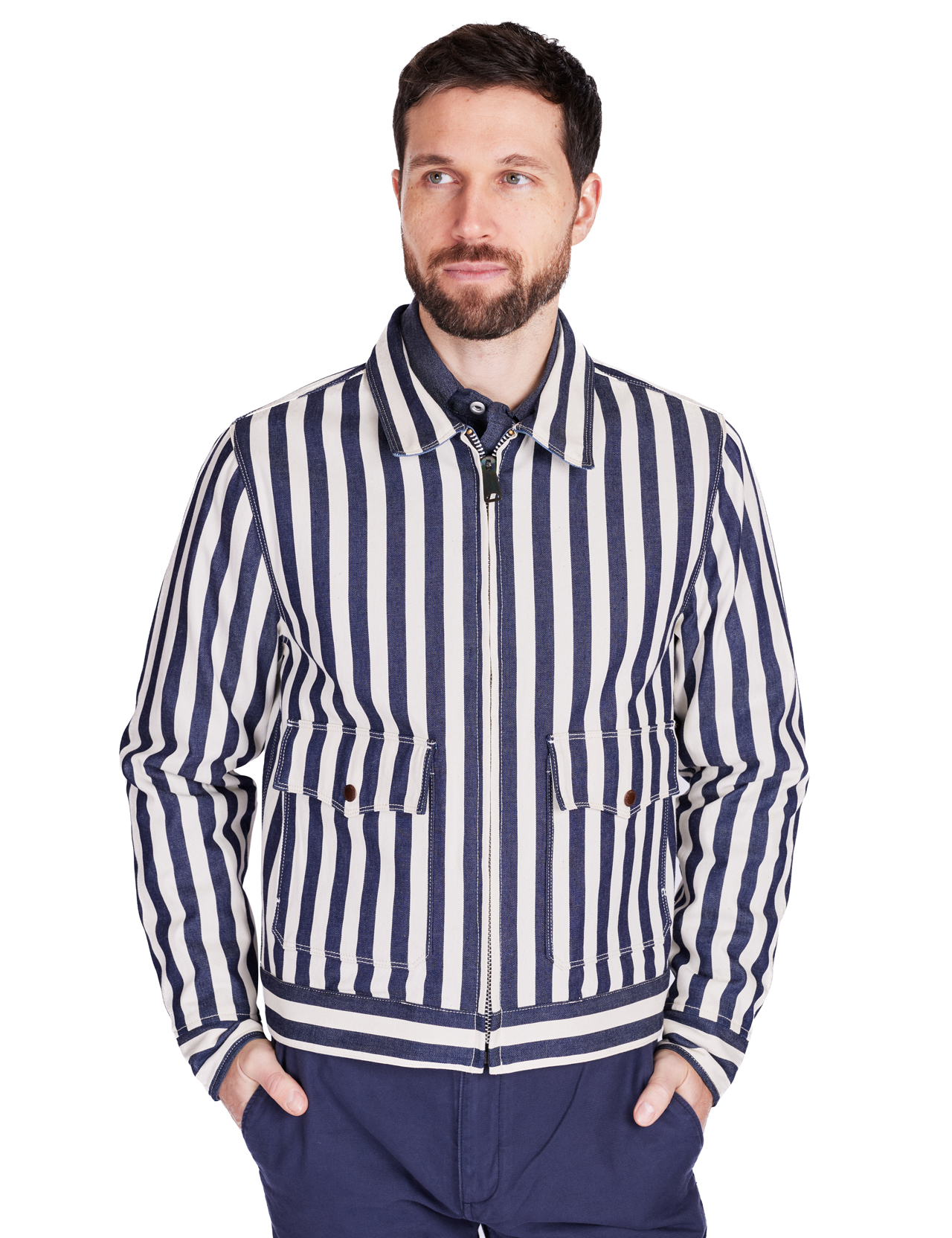 Freenote-Cloth---Alcorn-Stripe-Reversible-Jacket--12