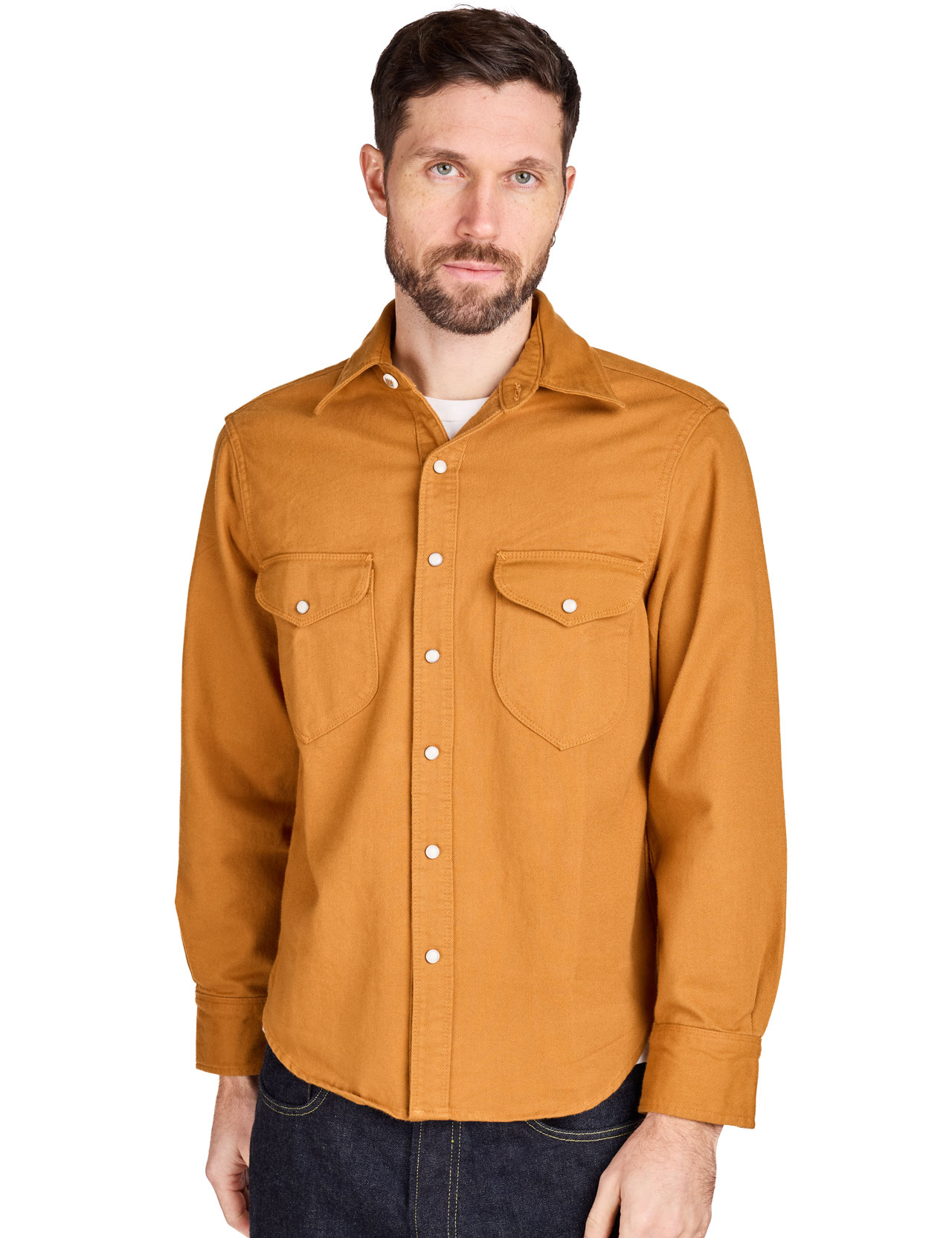 Freenote Cloth - Bodie Western Shirt - Gold Twill