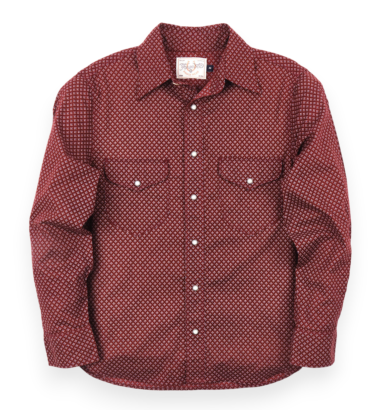 Freenote Cloth - Bodie Western Shirt - Oxblood