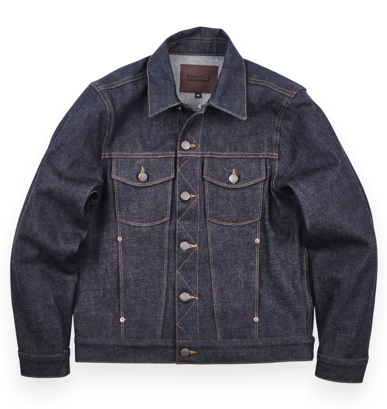 Freenote Cloth - CD-1 Unsinged Rinsed Denim Jacket 15 oz - Indigo