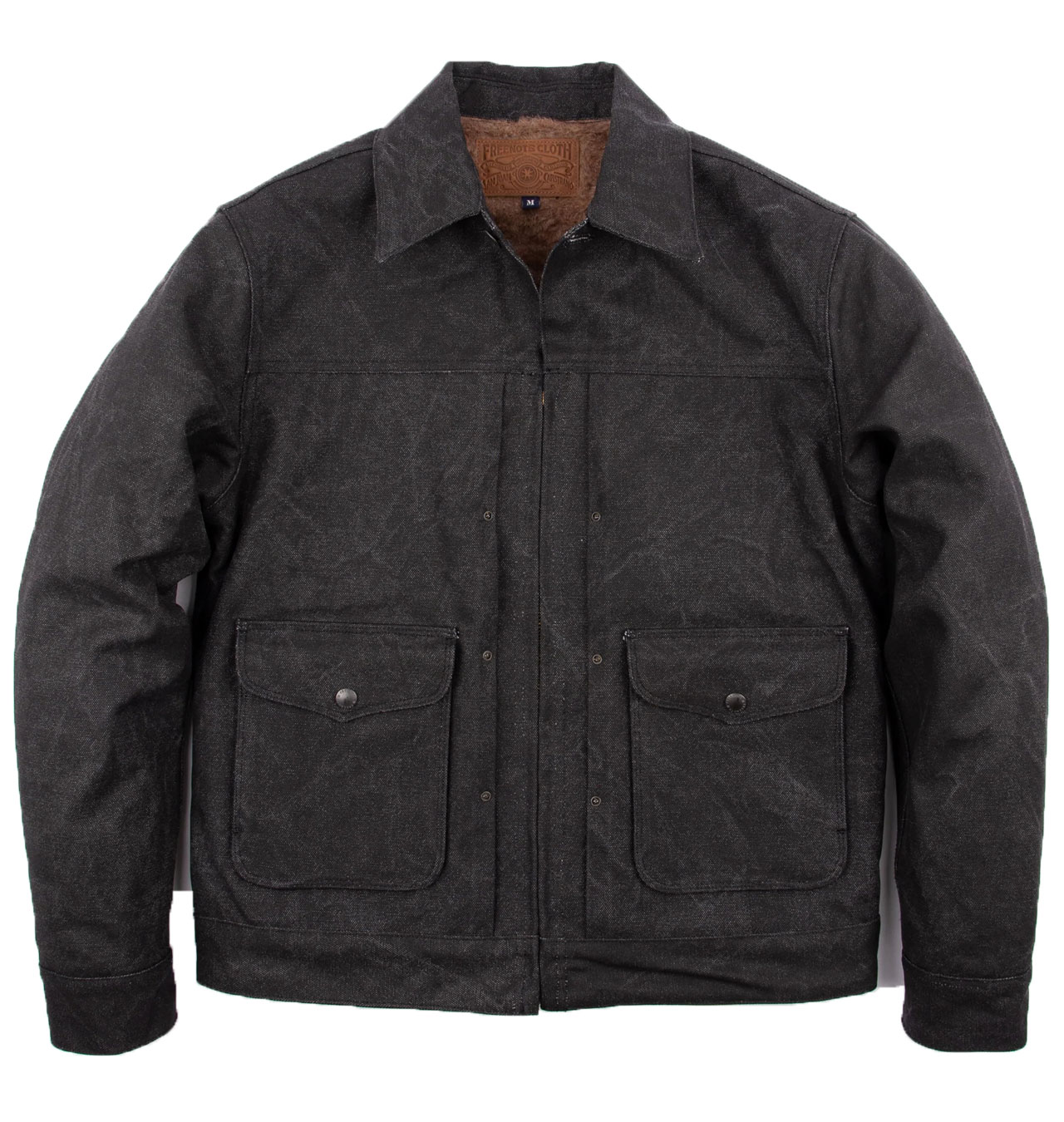 Freenote Cloth - CD-4 Jacket Wool Lined - Black Freenote Cloth - CD-4 Jacket Wool Lined - Black