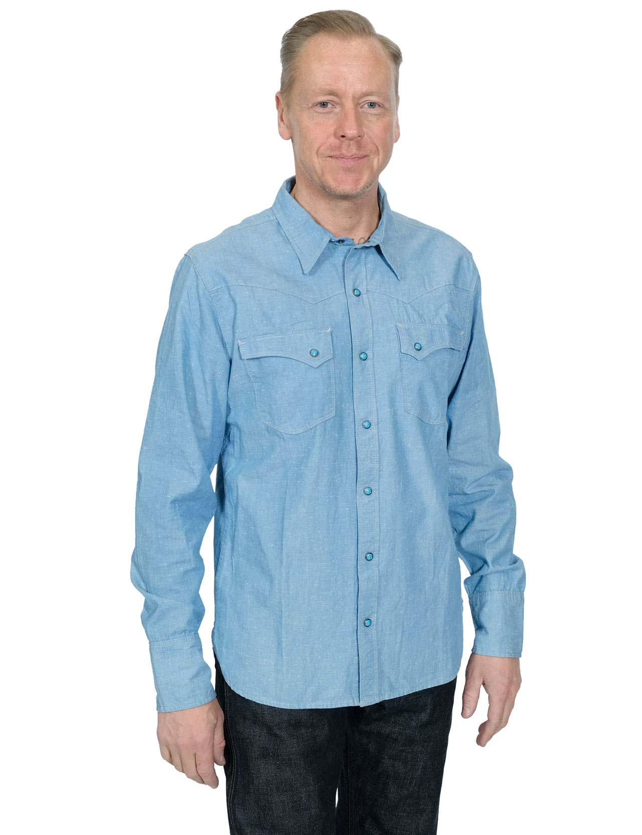 Freenote Cloth - Calico Western Chambray Shirt