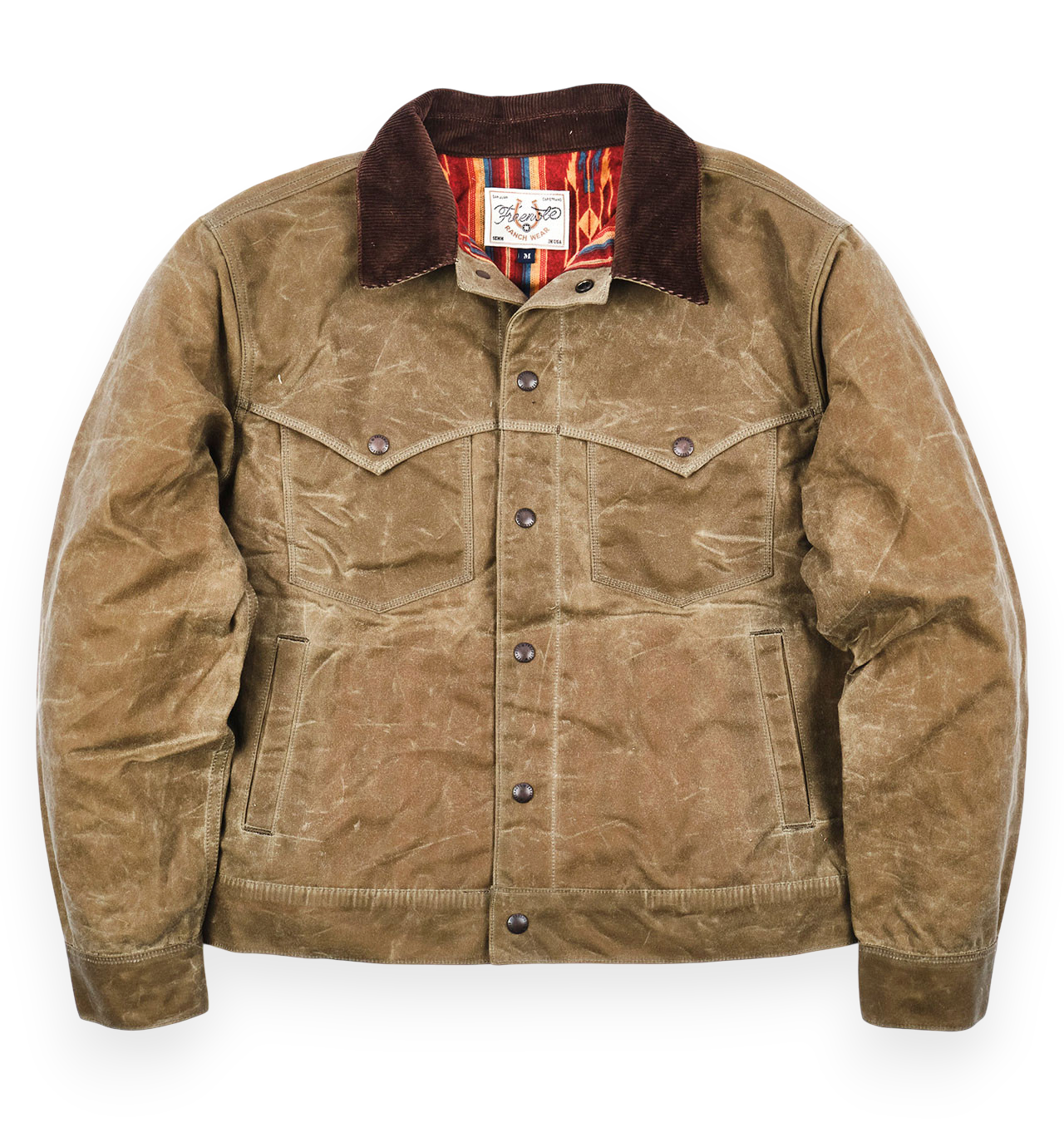 Freenote-Cloth---Claypool-Waxed-Ranch-Jacket---Tobacco